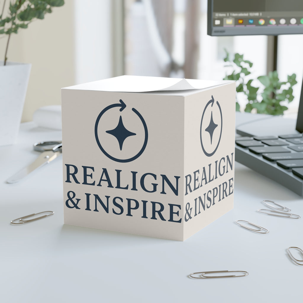 Realign & Inspire Note Cube