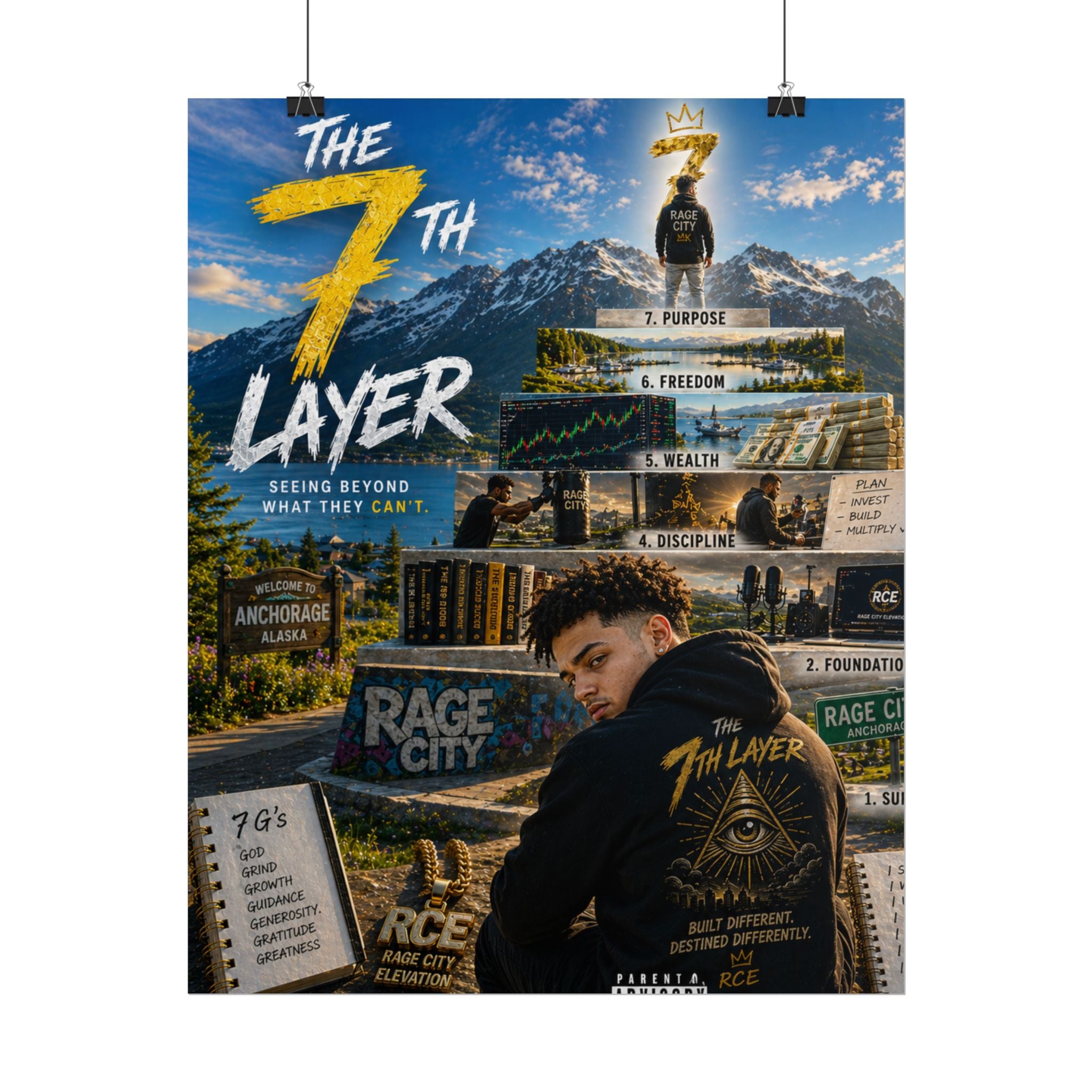 7th Layer x Eye Know Rolled Posters