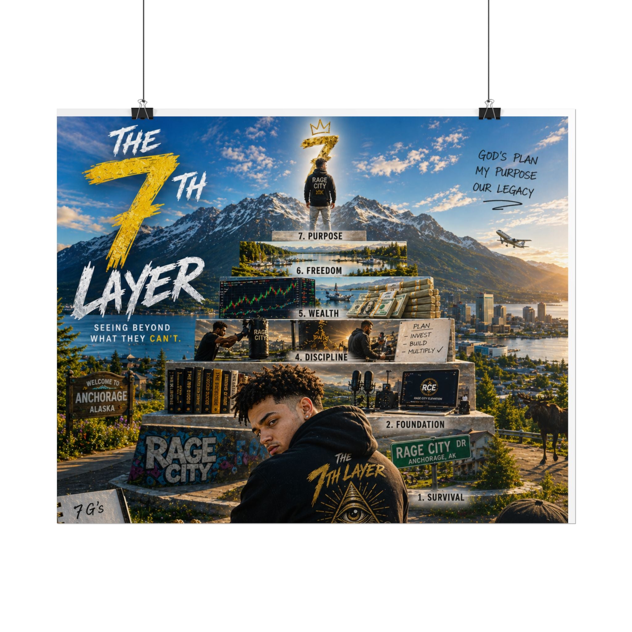 7th Layer x Eye Know Rolled Posters