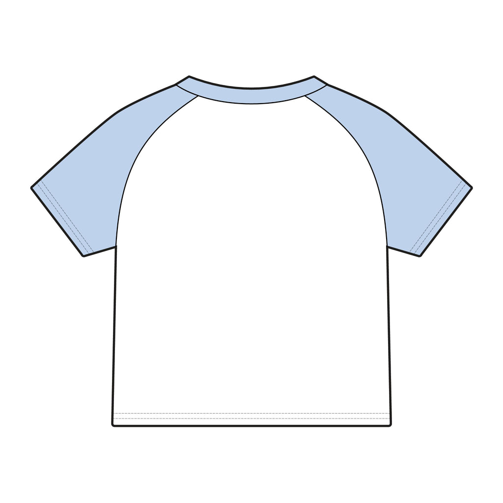 Bigg Momma script logo Raglan Tee | Baby tee