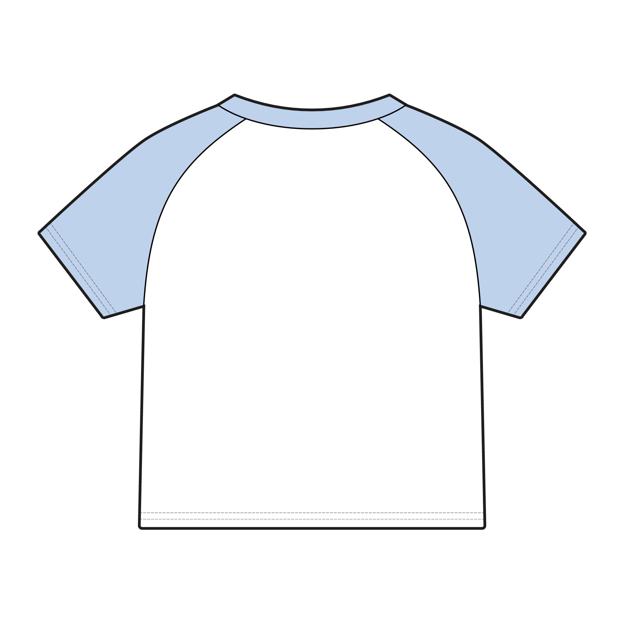Bigg Momma script logo Raglan Tee | Baby tee