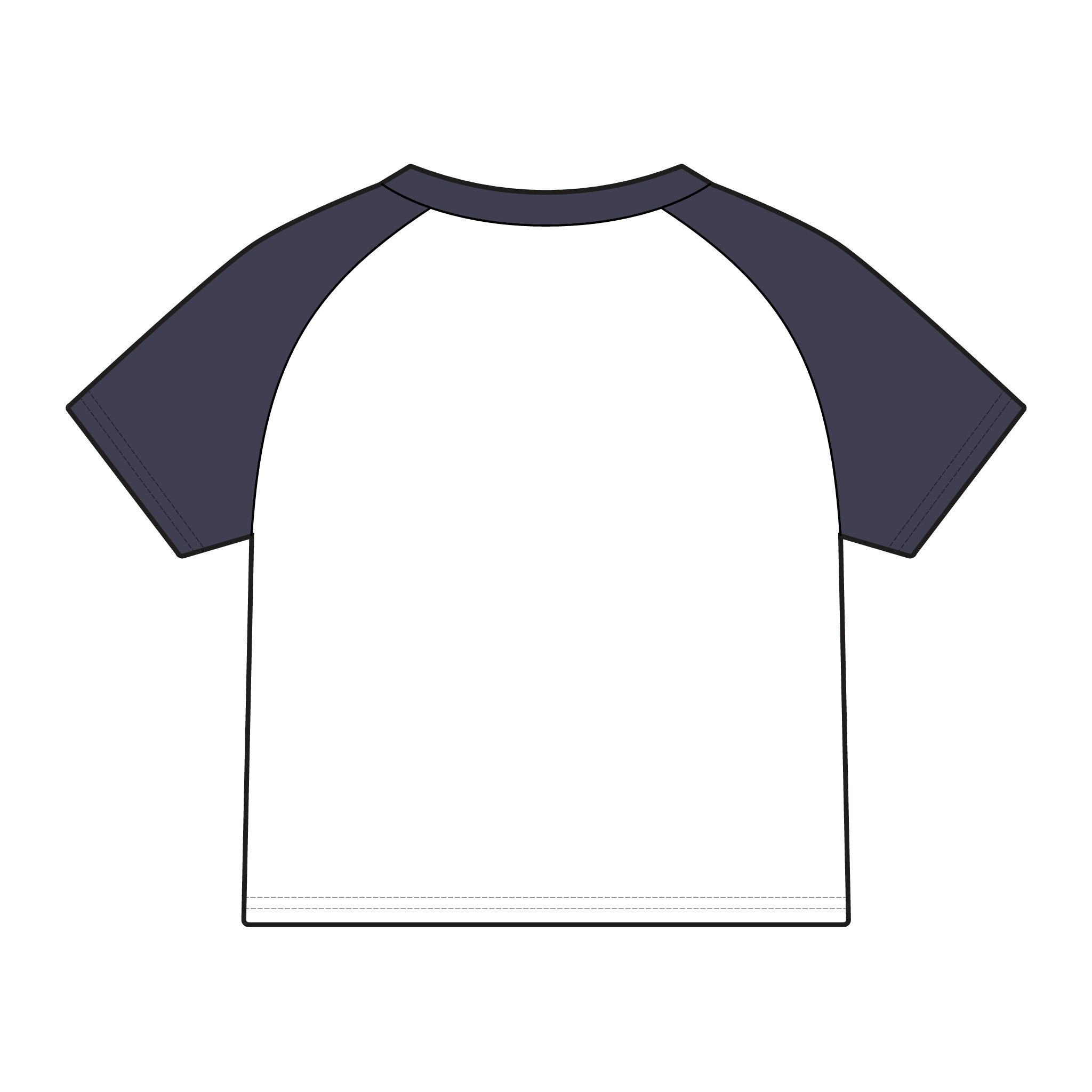 Bigg Momma script logo Raglan Tee | Baby tee