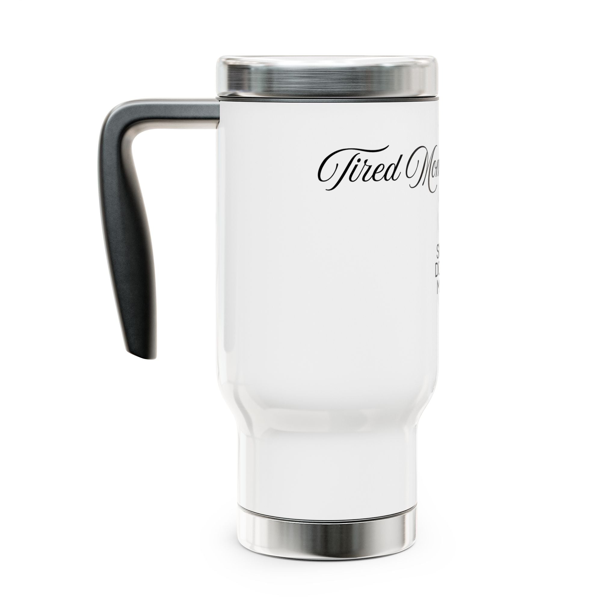 Stainless Steel Travel Mug with Handle, 14oz