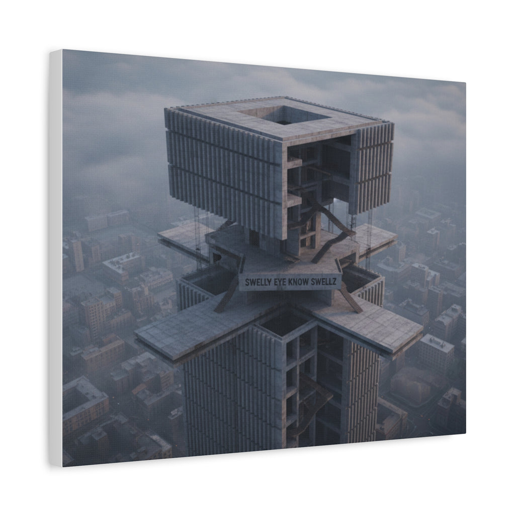 Eye Know Tower Matte Canvas, Stretched, 1.25"