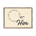 Rich in Life Woven Blanket