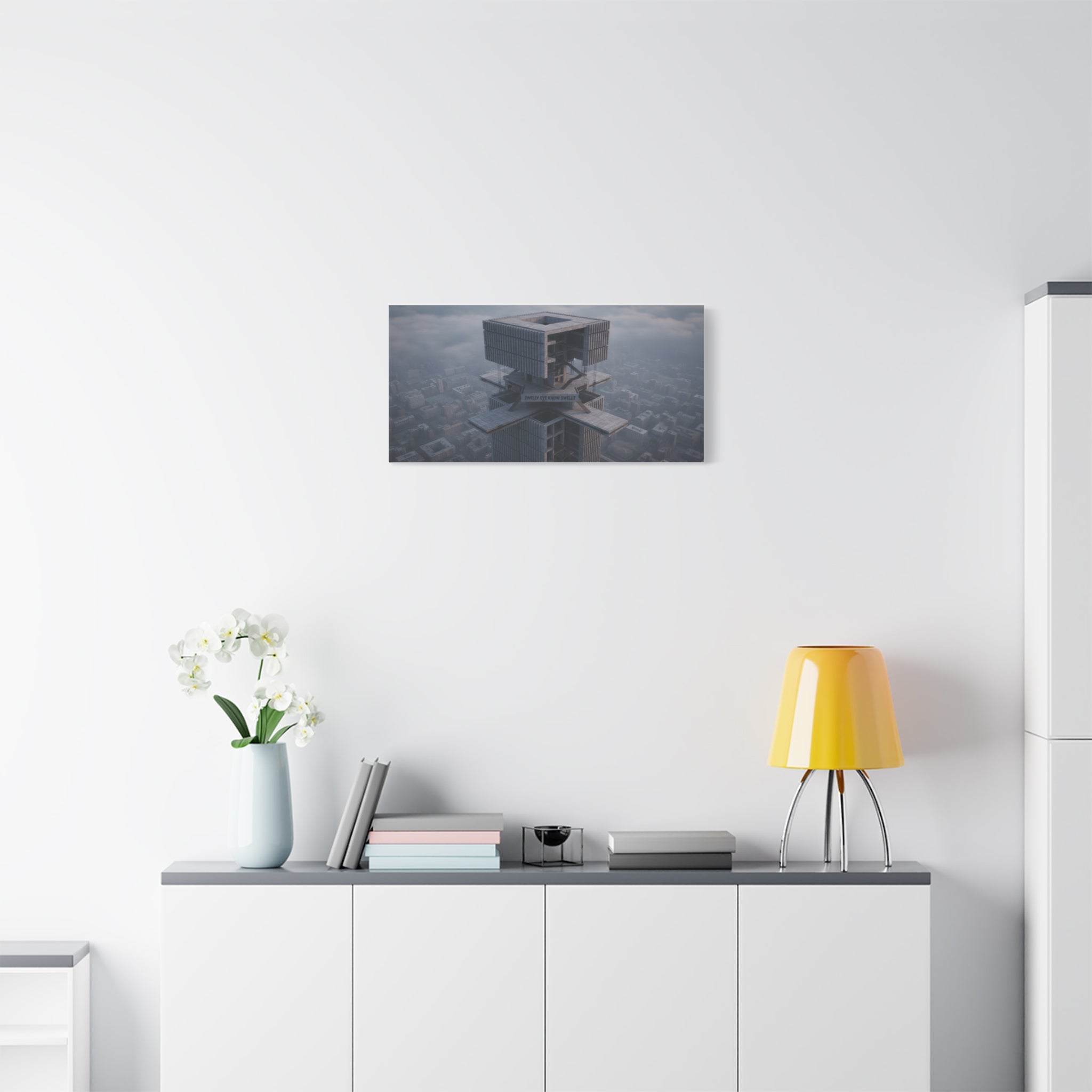 Eye Know Tower Matte Canvas, Stretched, 1.25"