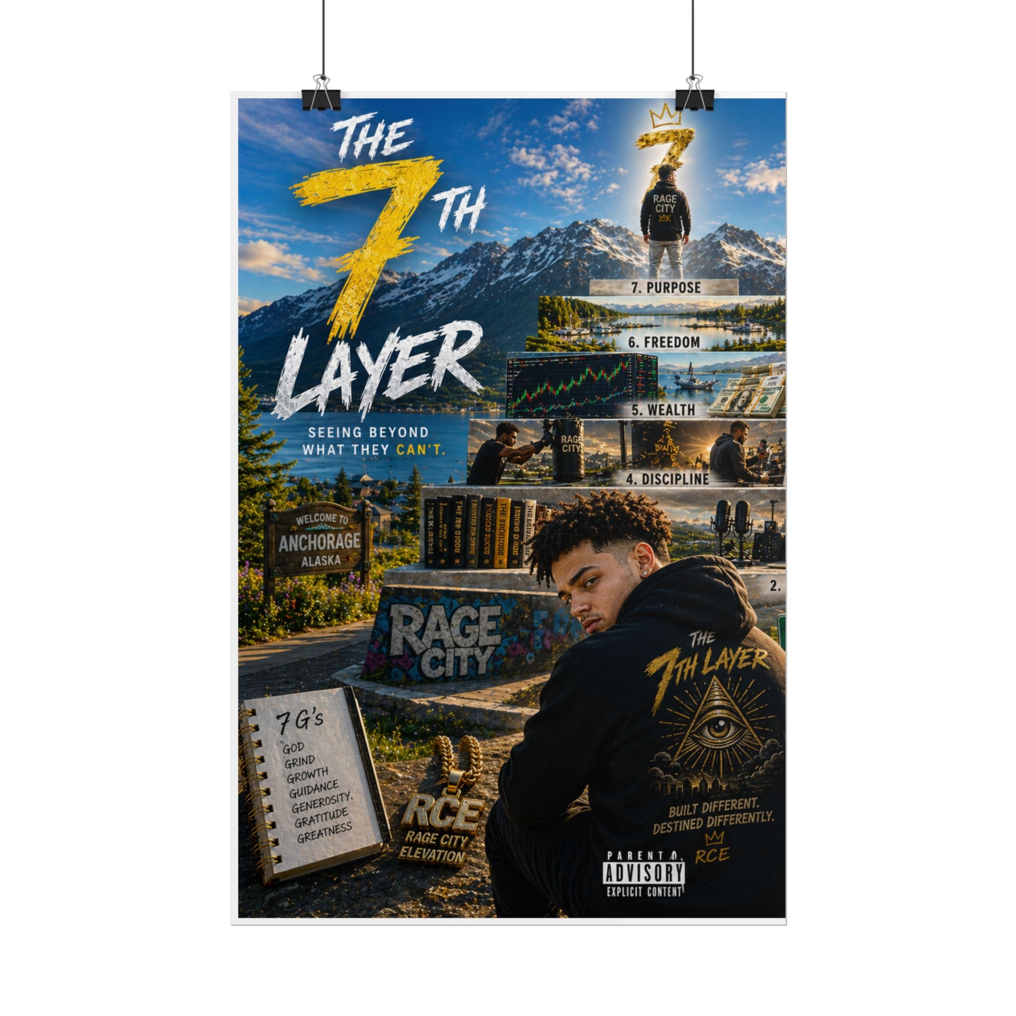 7th Layer x Eye Know Rolled Posters