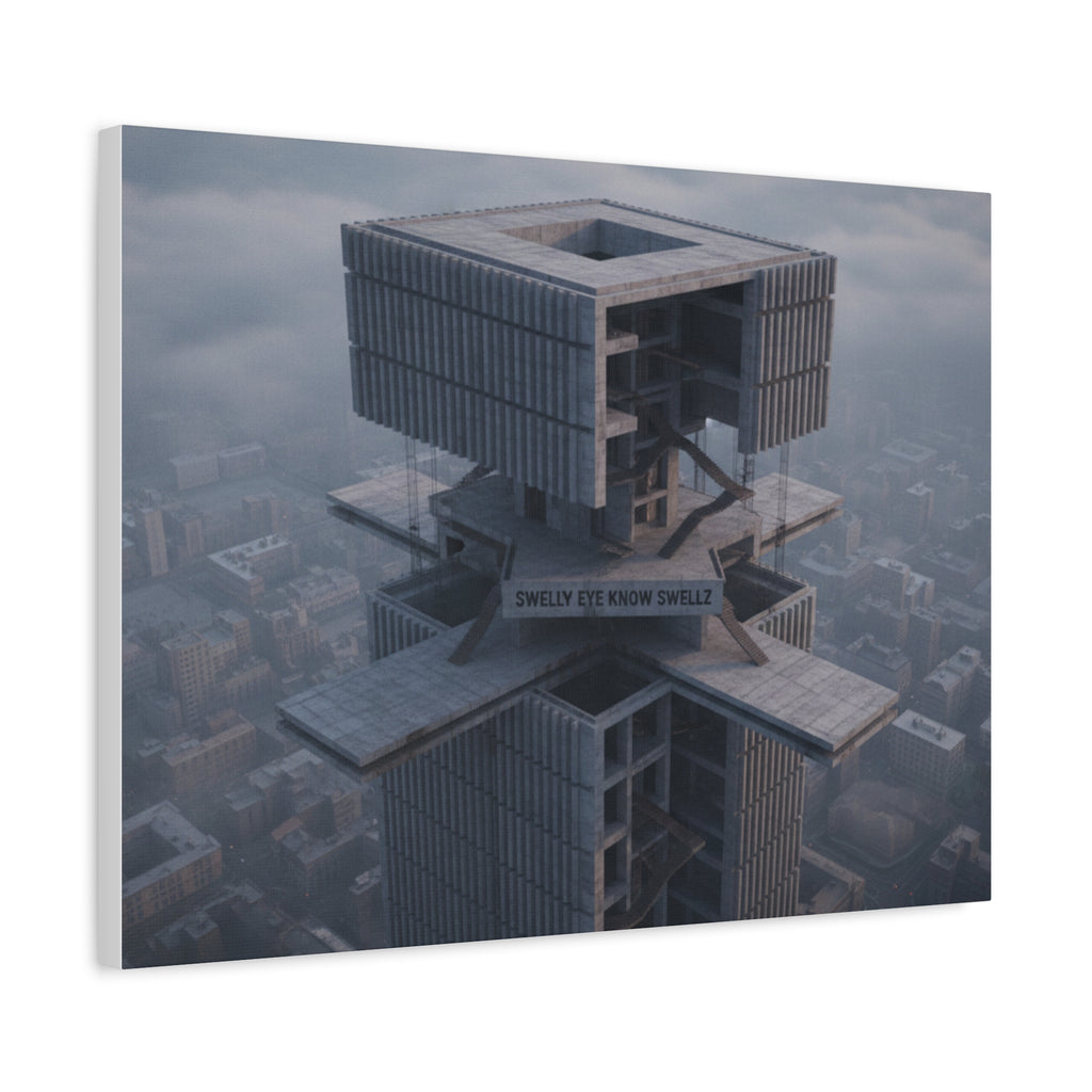 Eye Know Tower Matte Canvas, Stretched, 1.25"