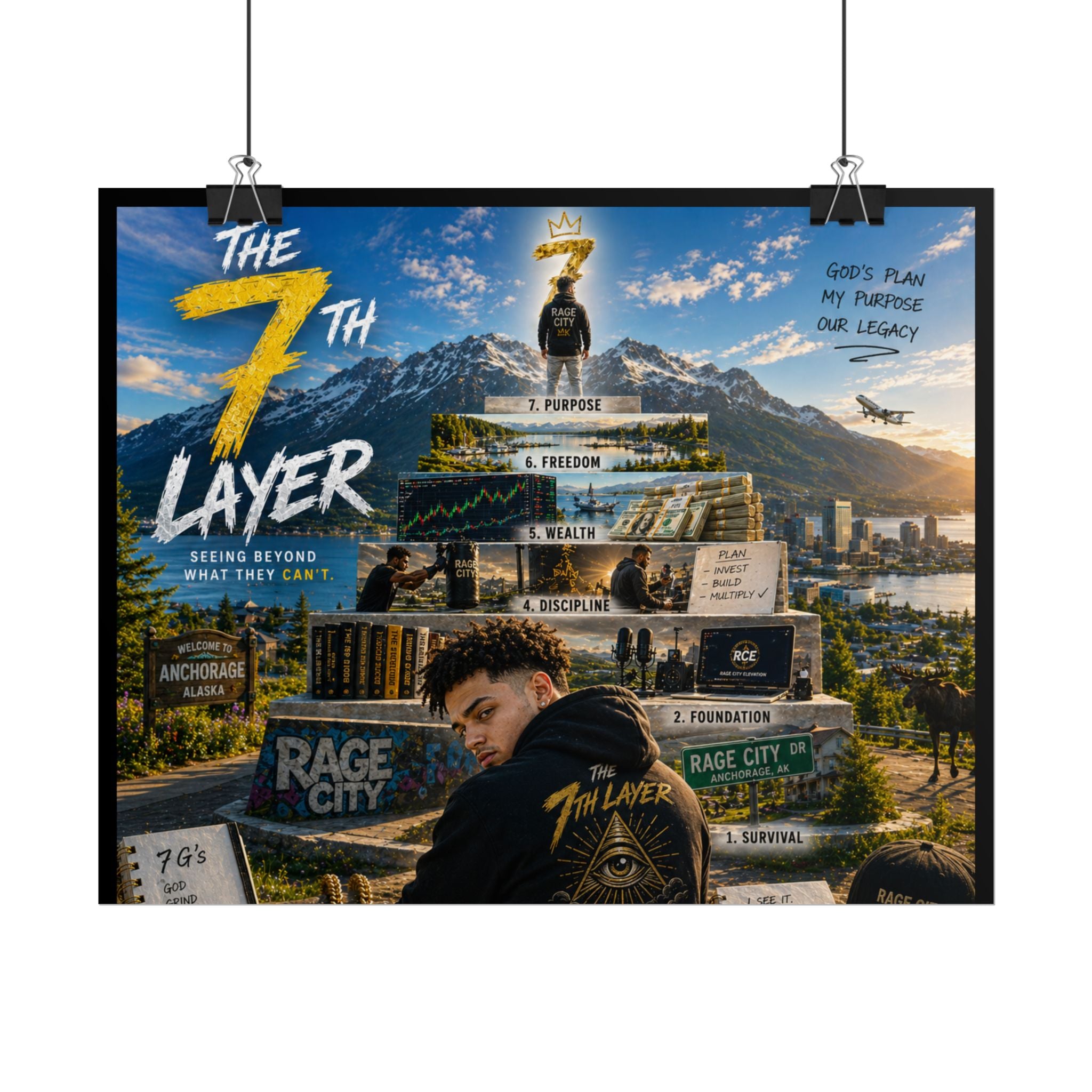 7th Layer x Eye Know Rolled Posters