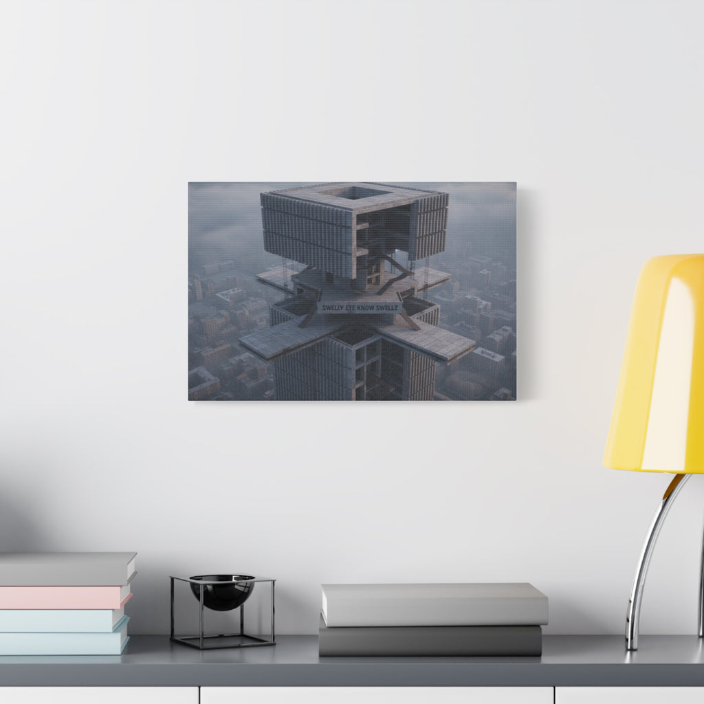 Eye Know Tower Matte Canvas, Stretched, 1.25"