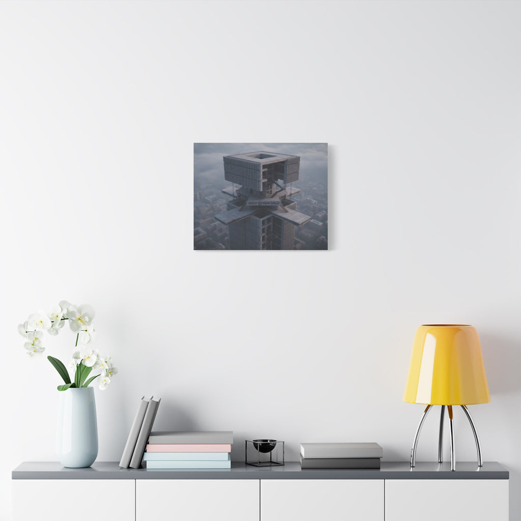 Eye Know Tower Matte Canvas, Stretched, 1.25"