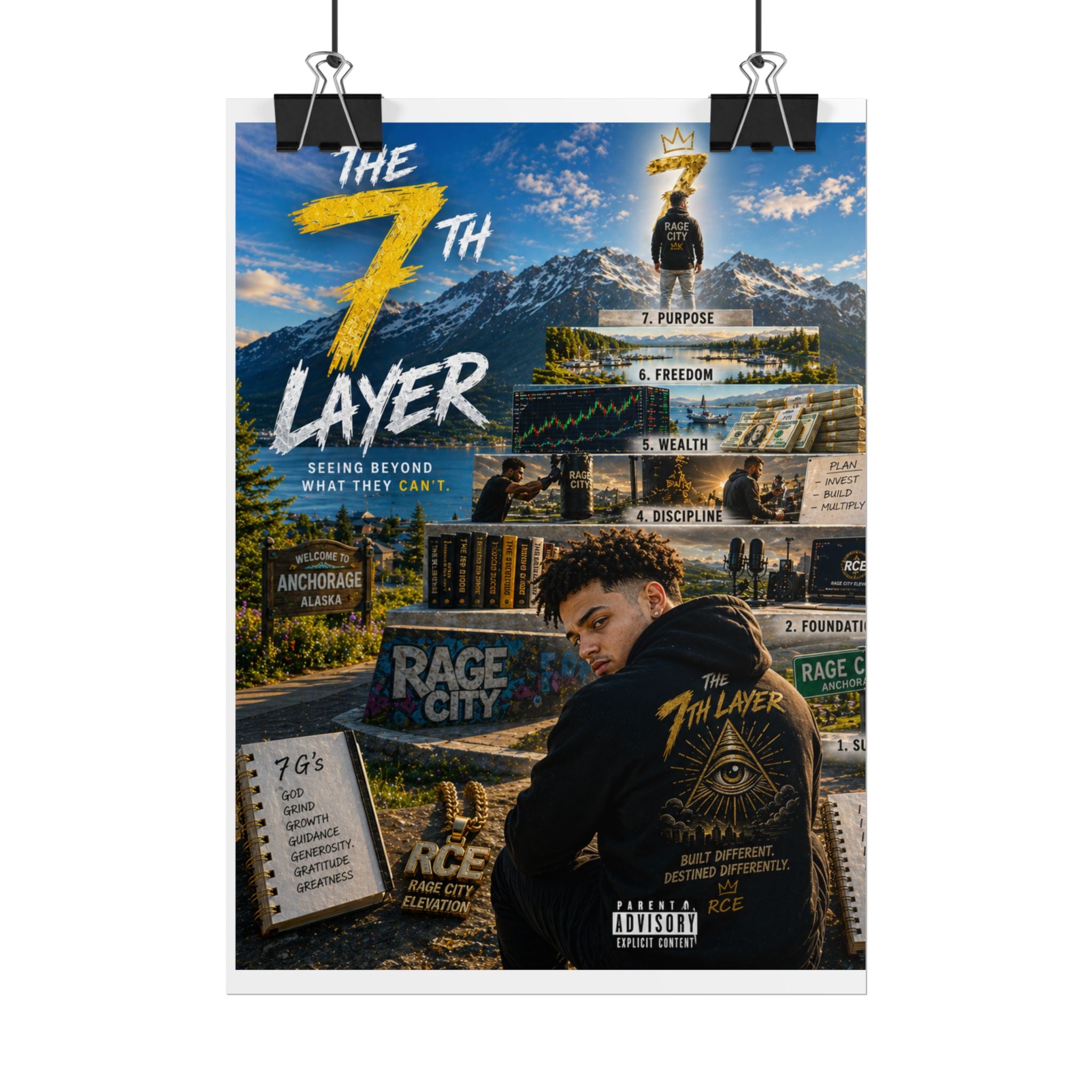 7th Layer x Eye Know Rolled Posters