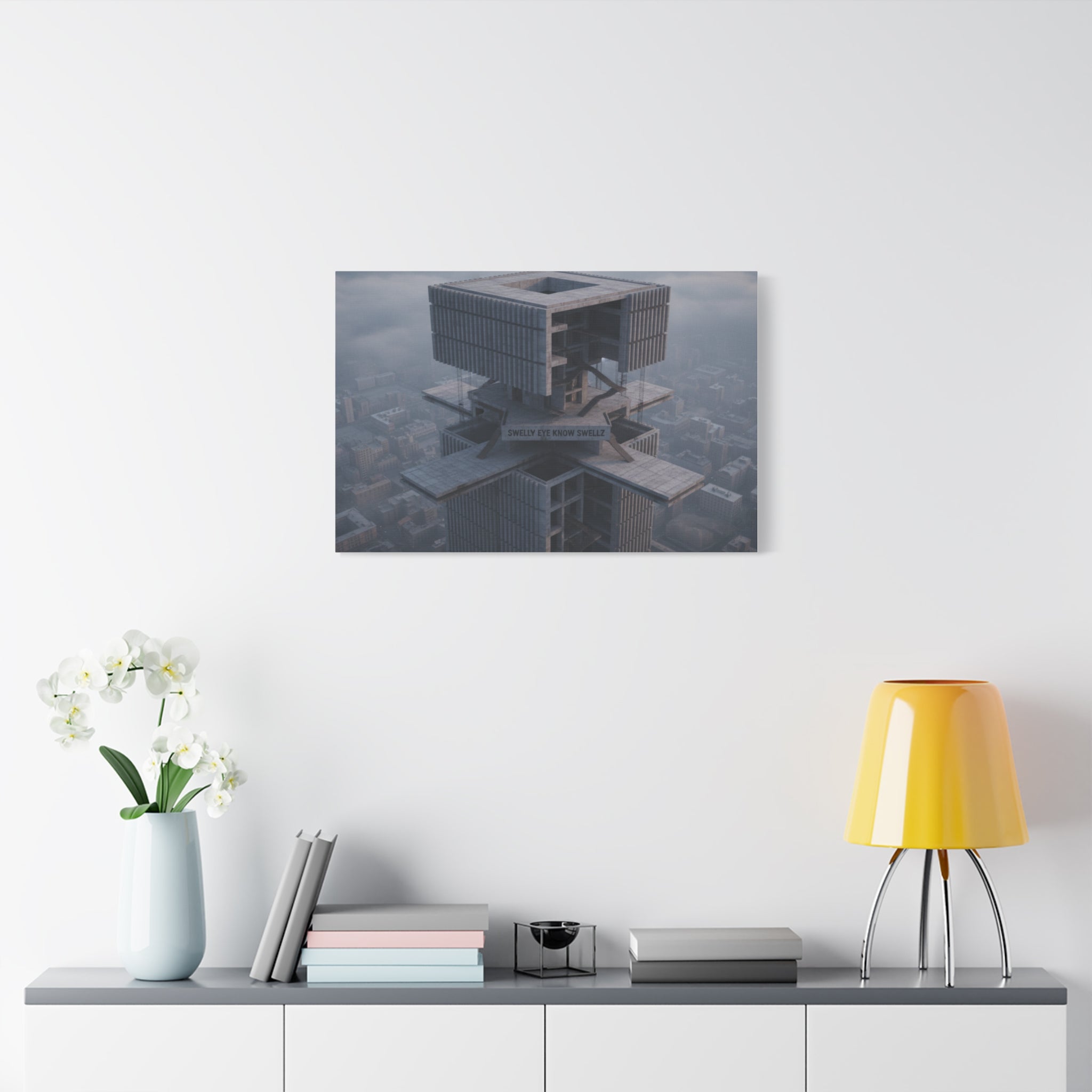 Eye Know Tower Matte Canvas, Stretched, 1.25"