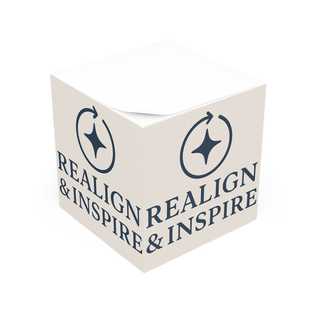 Realign & Inspire Note Cube