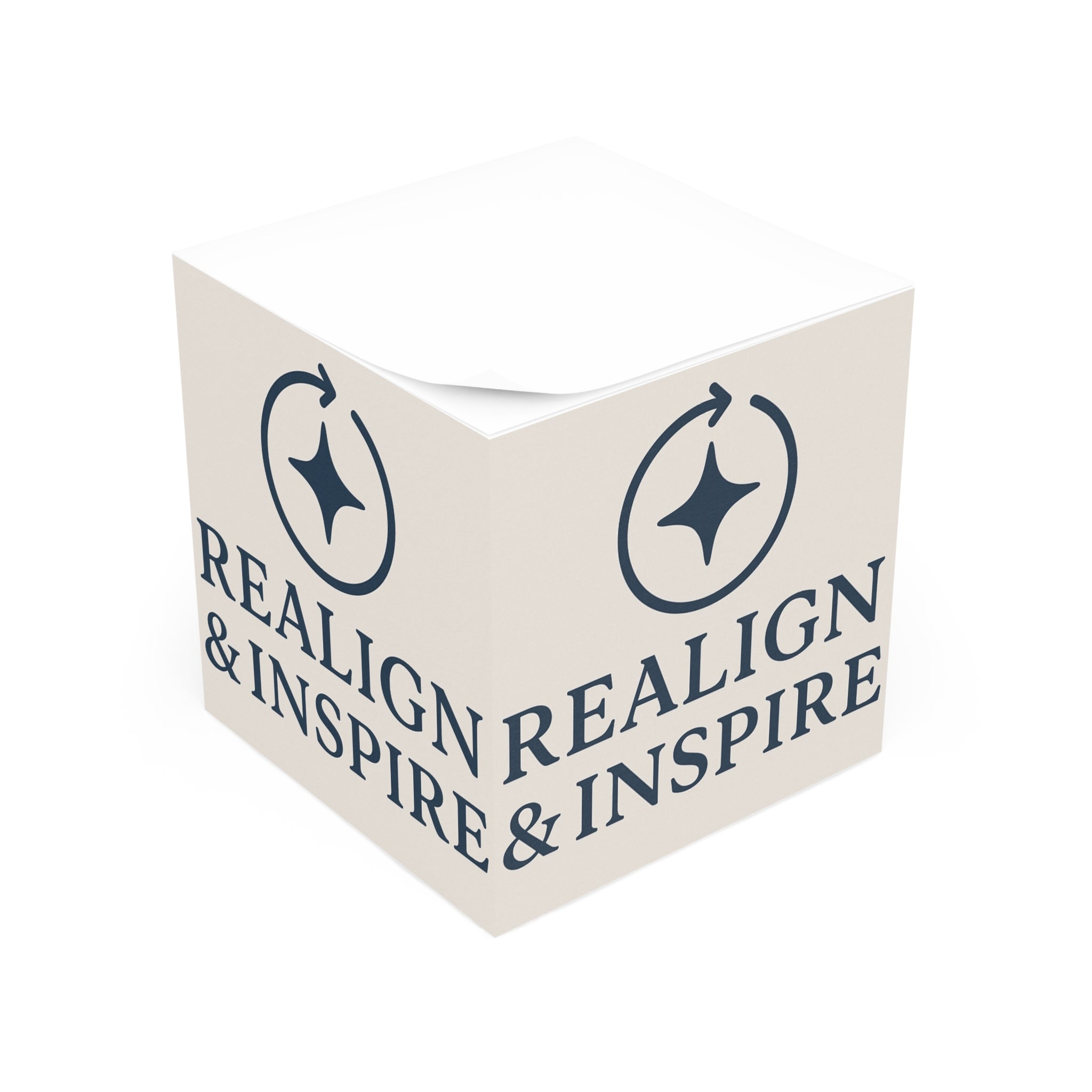 Realign & Inspire Note Cube