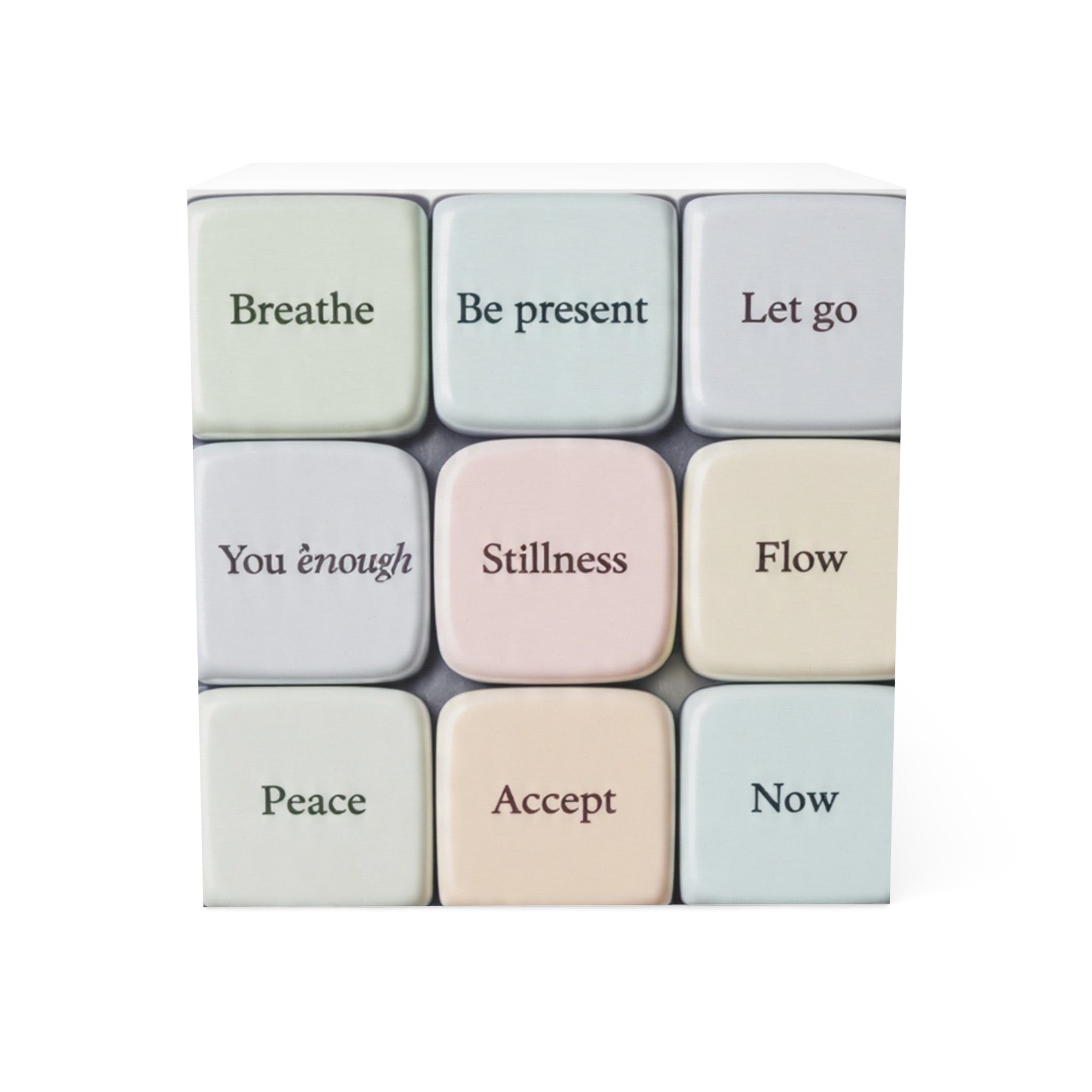 Affirmation Rubix Note Cube