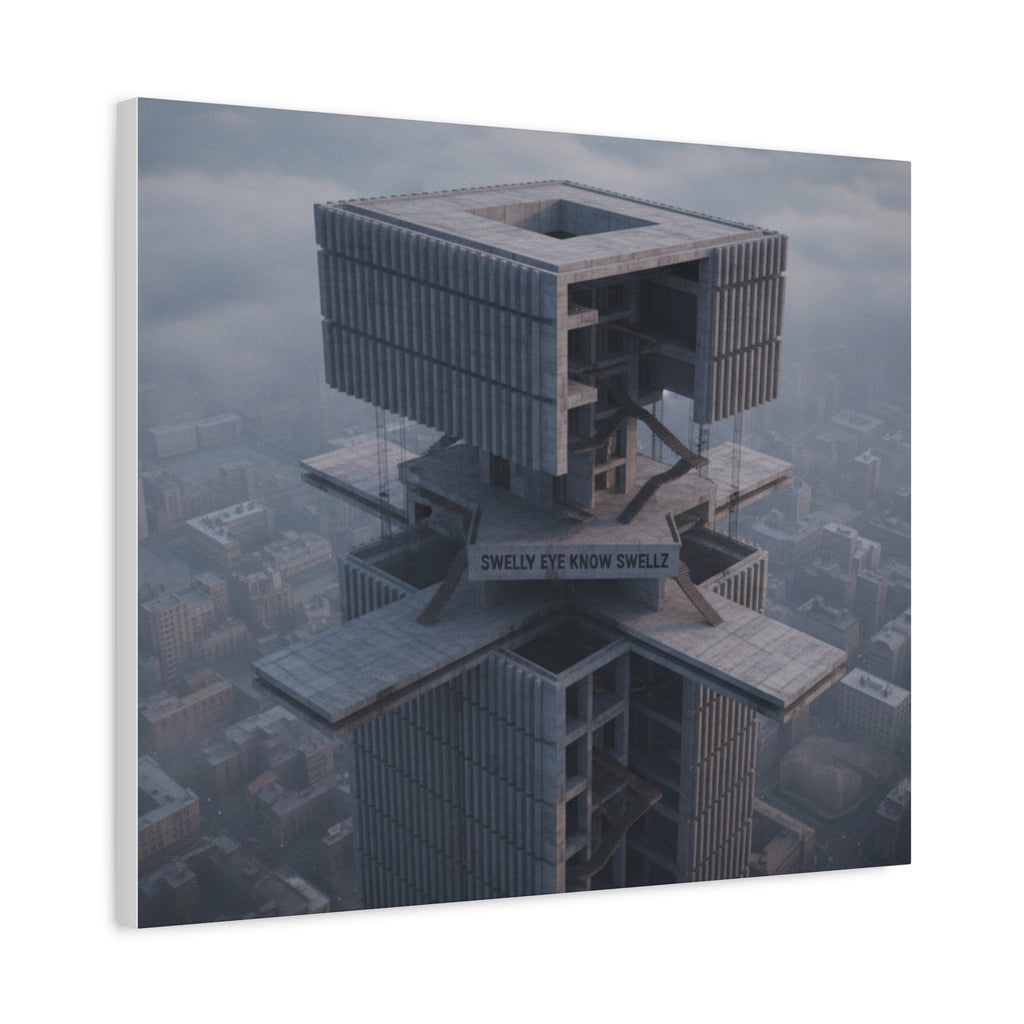 Eye Know Tower Matte Canvas, Stretched, 1.25"