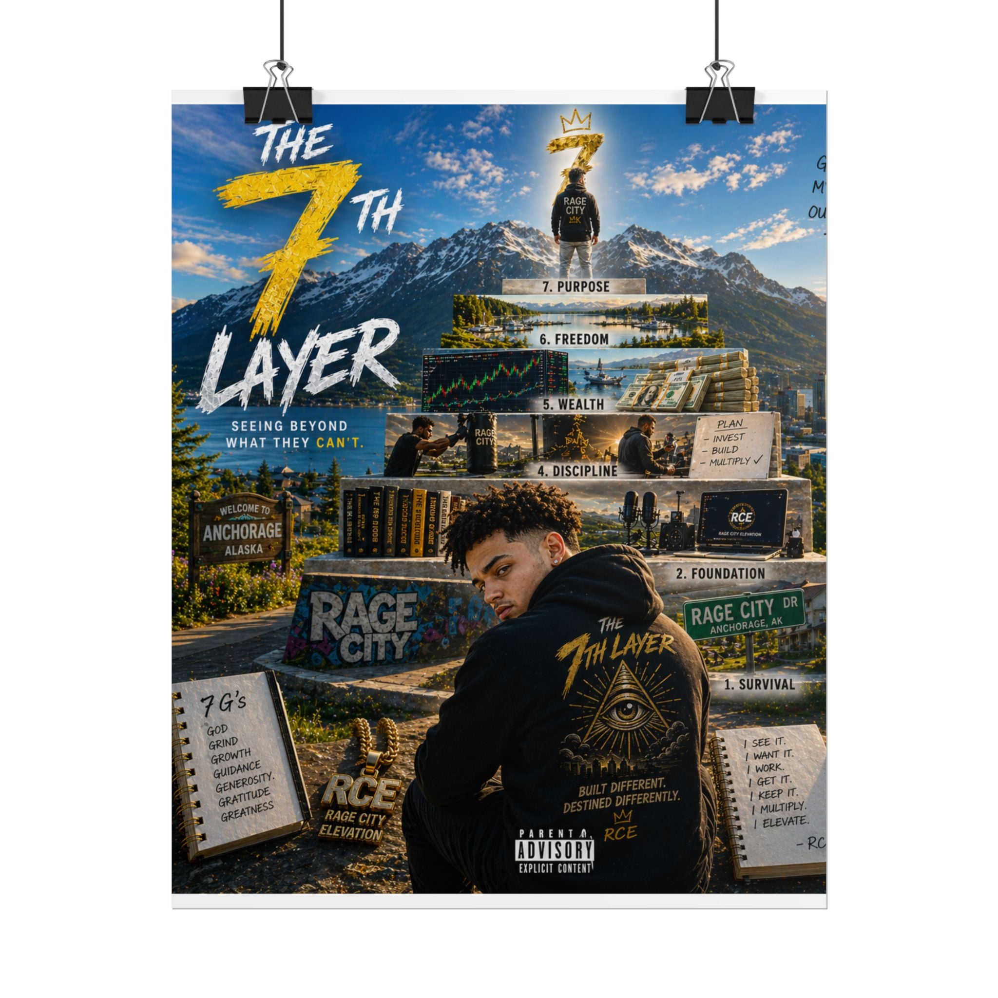 7th Layer x Eye Know Rolled Posters