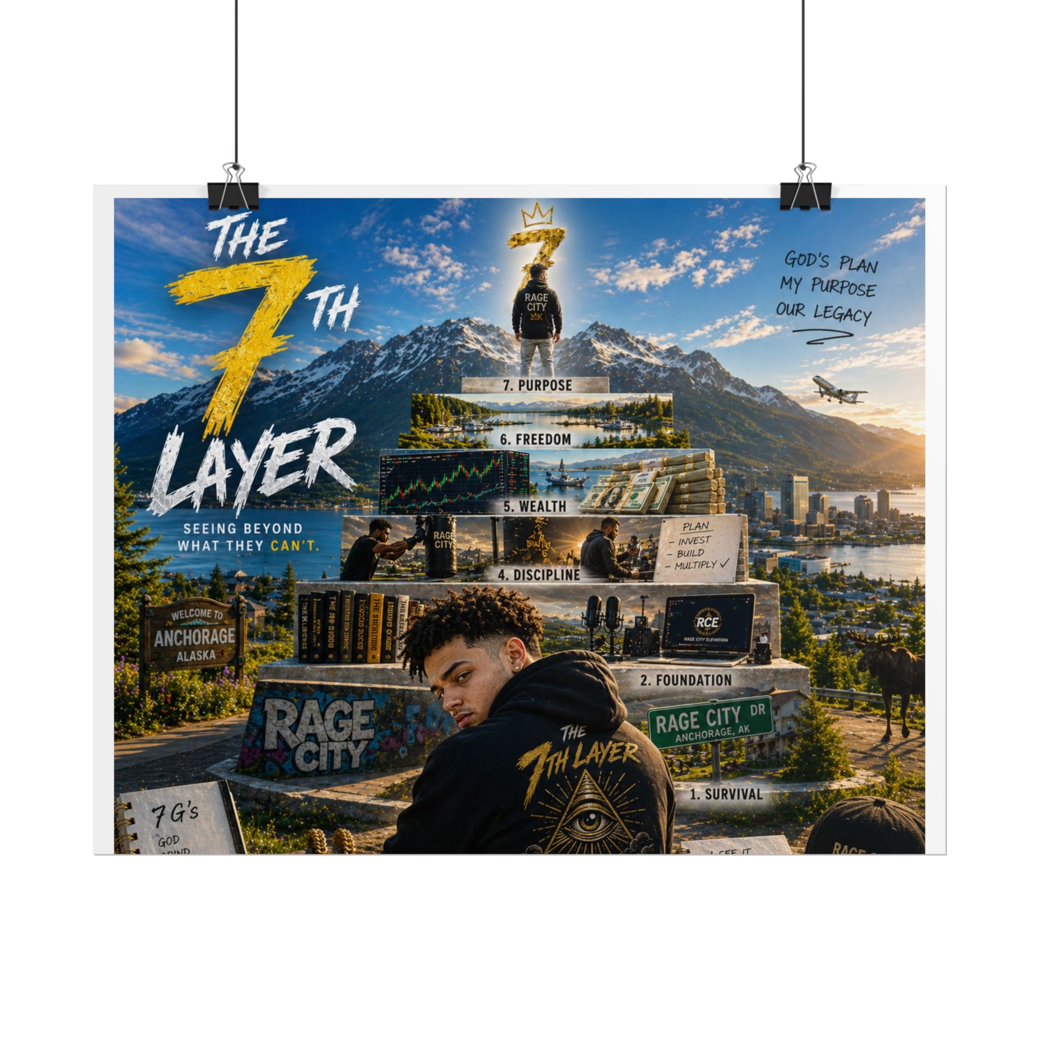 7th Layer x Eye Know Rolled Posters