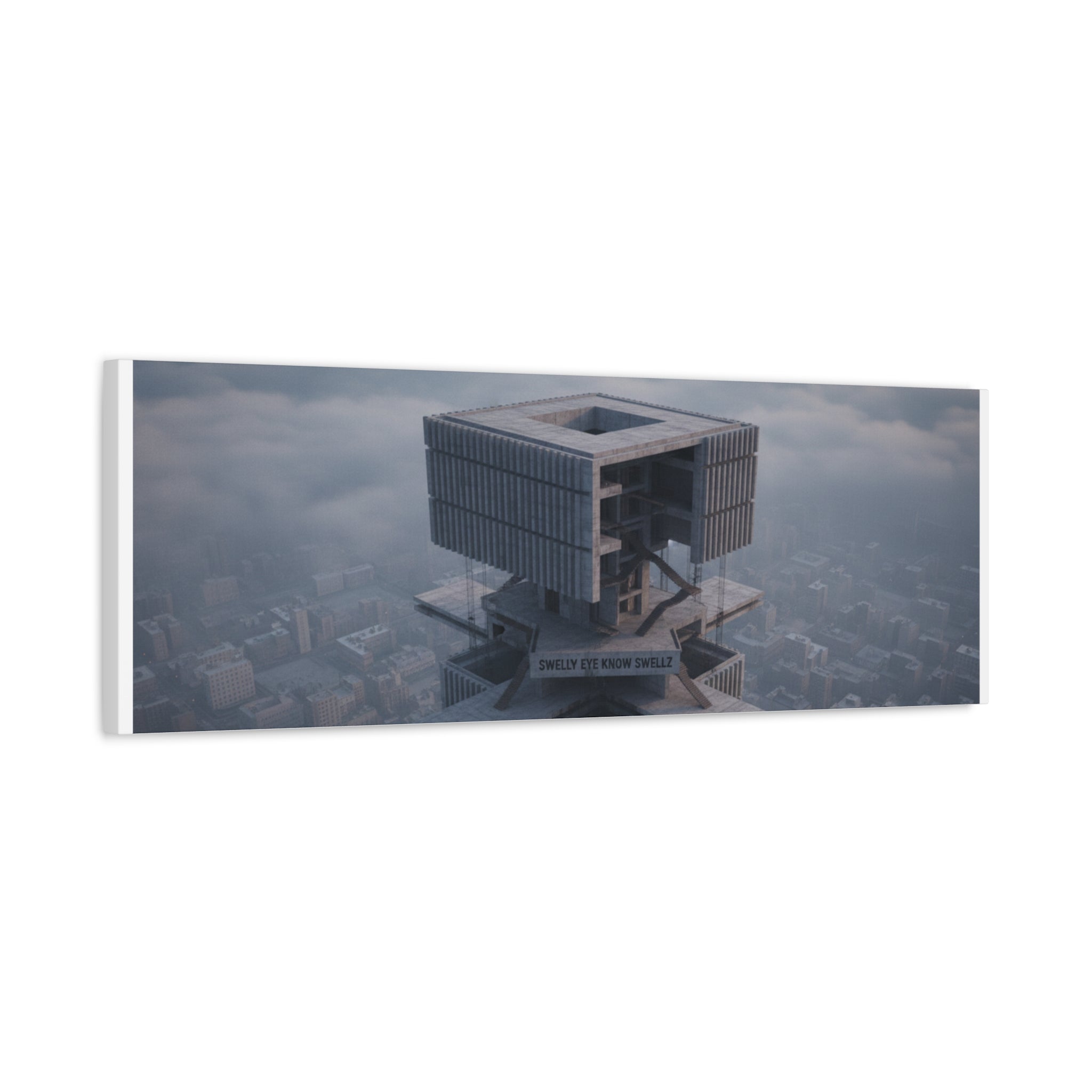 Eye Know Tower Matte Canvas, Stretched, 1.25"