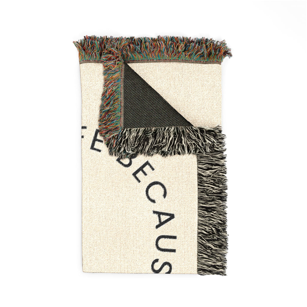 Rich in Life Woven Blanket