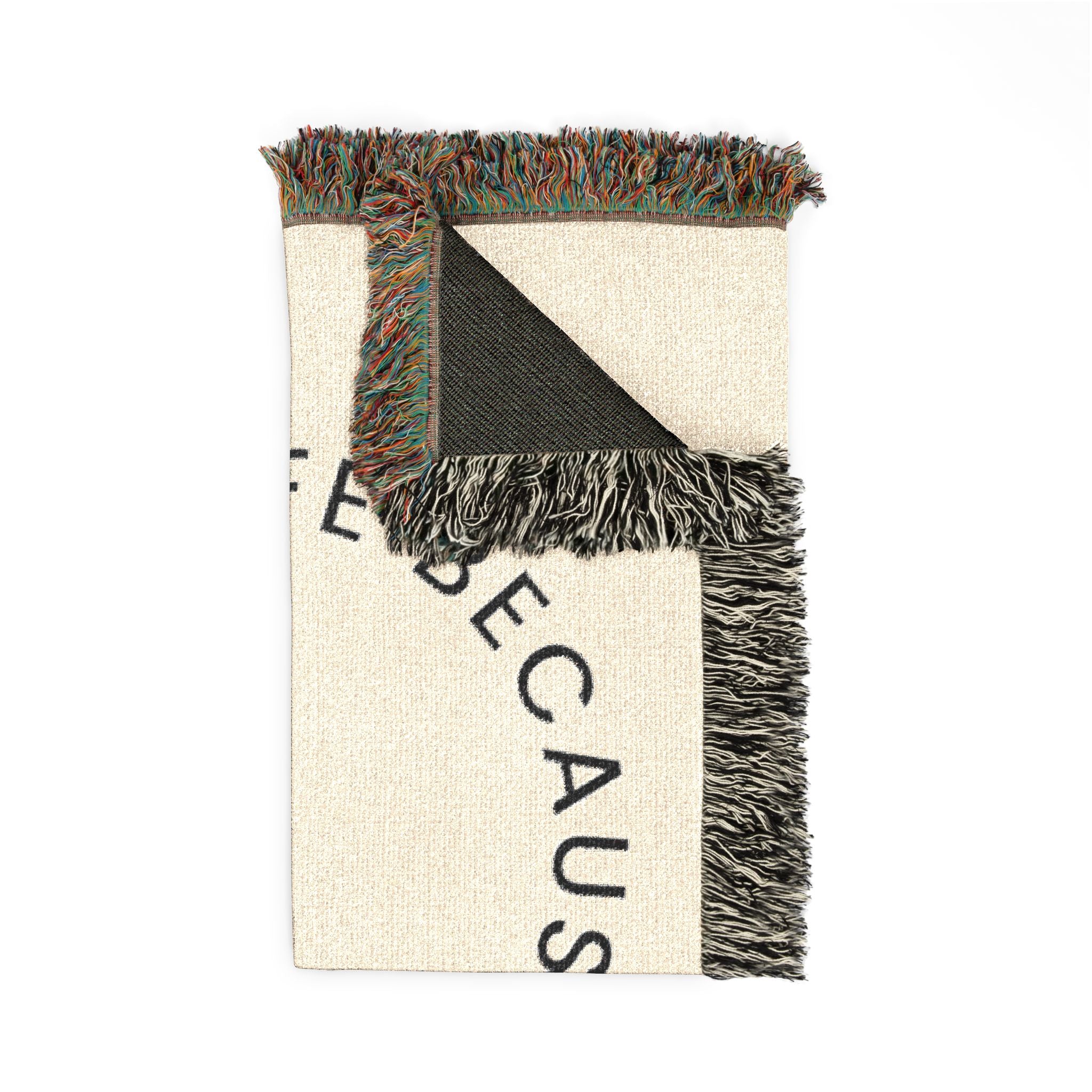 Rich in Life Woven Blanket