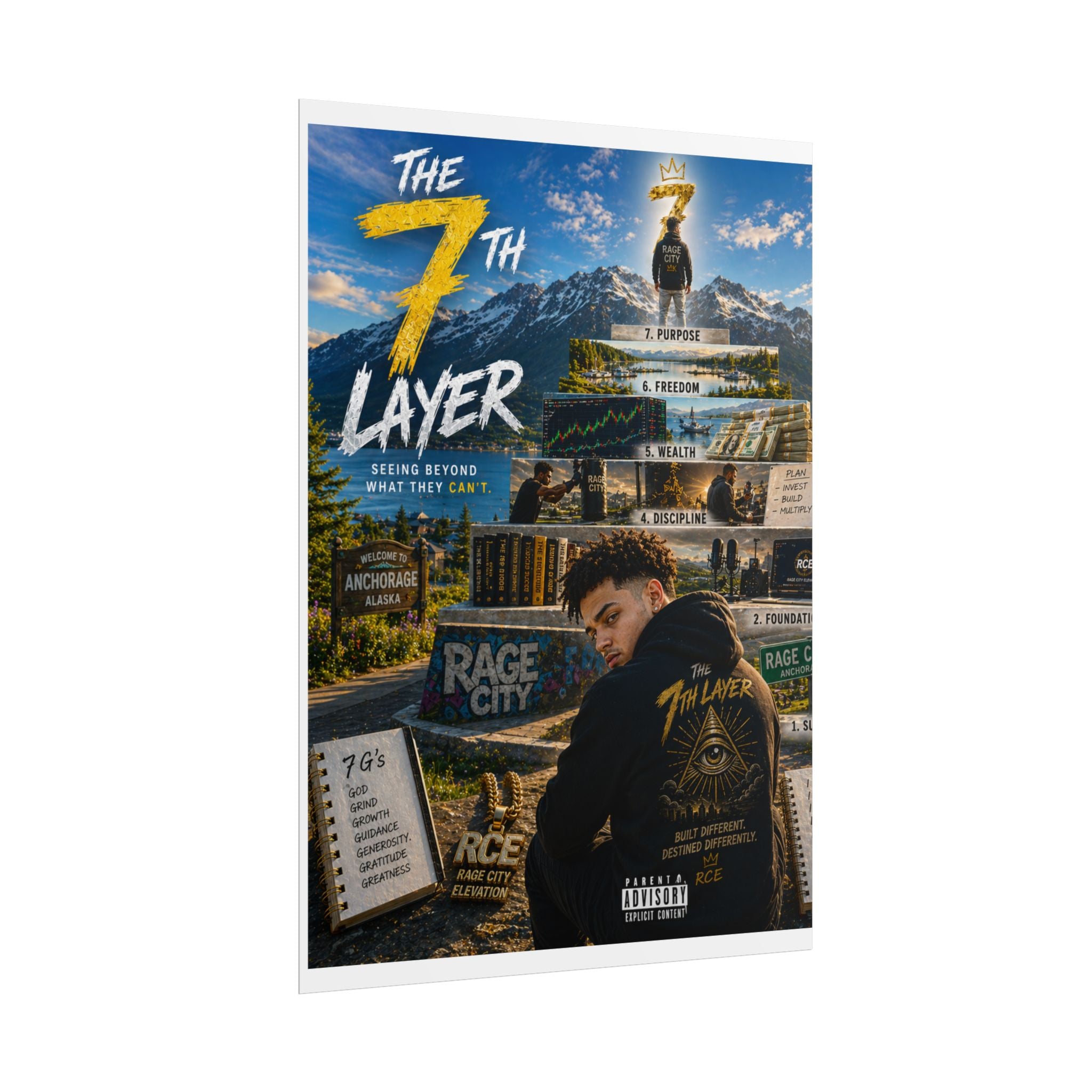 7th Layer x Eye Know Rolled Posters