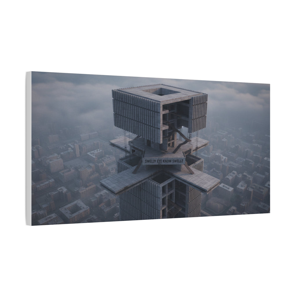 Eye Know Tower Matte Canvas, Stretched, 1.25"