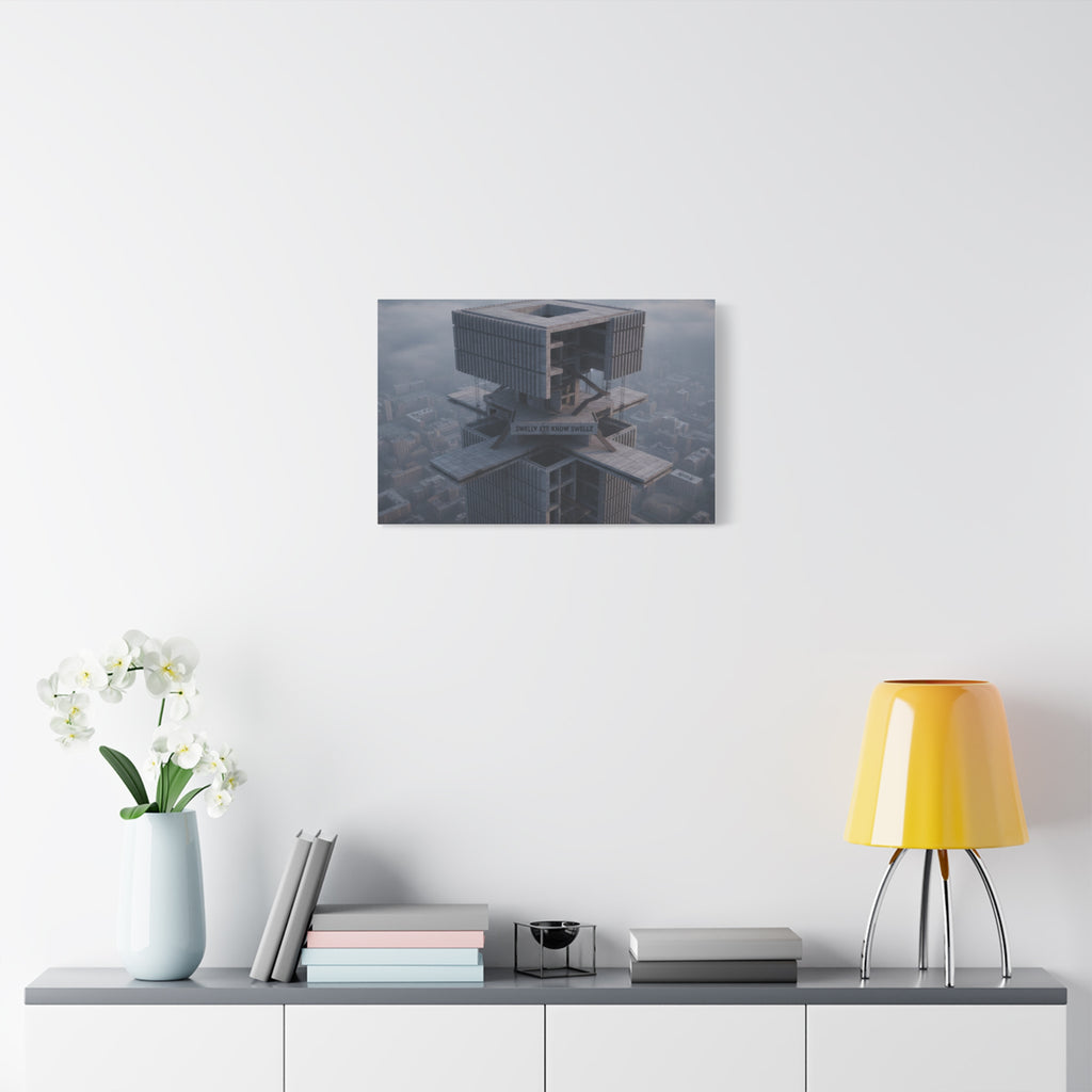 Eye Know Tower Matte Canvas, Stretched, 1.25"