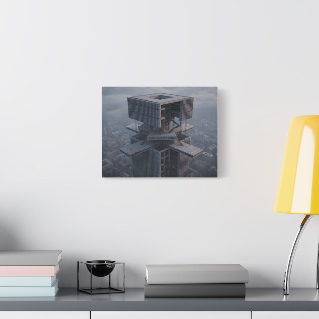 Eye Know Tower Matte Canvas, Stretched, 1.25"