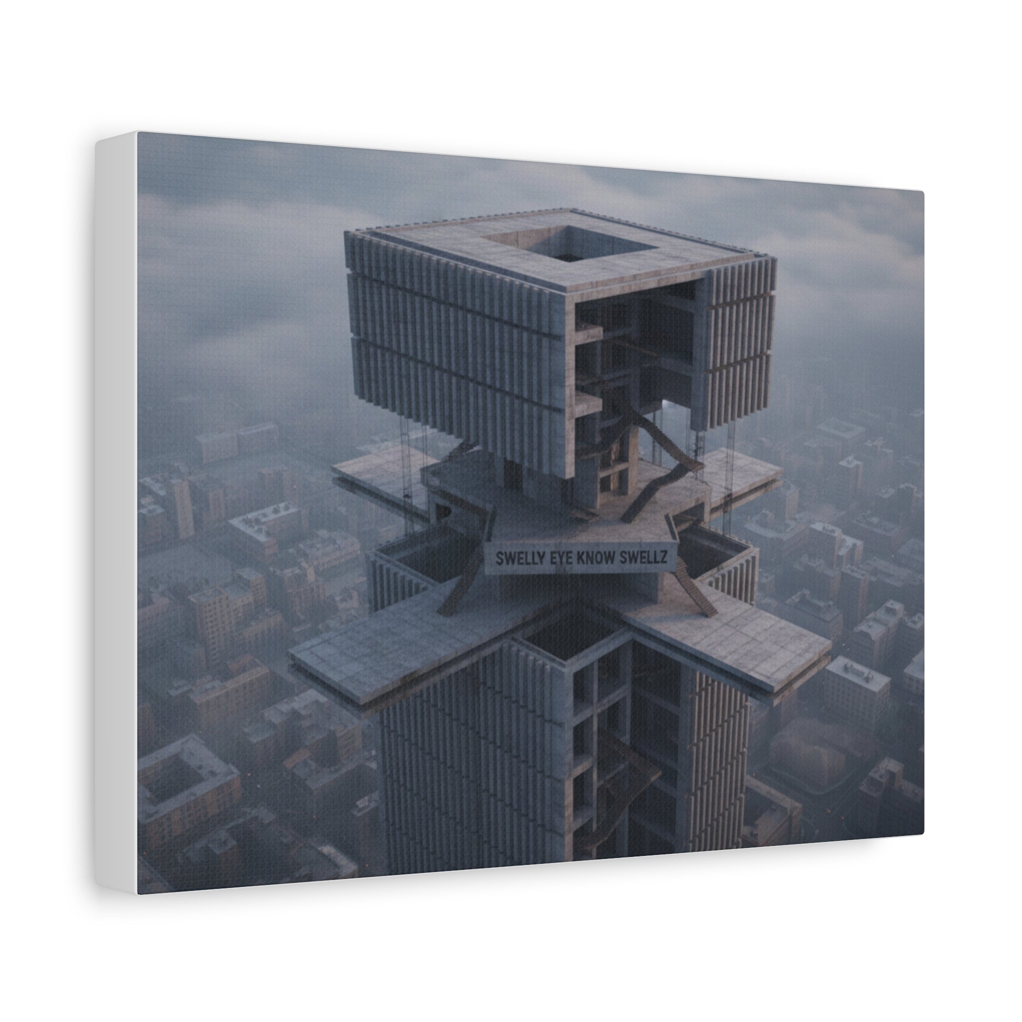 Eye Know Tower Matte Canvas, Stretched, 1.25"