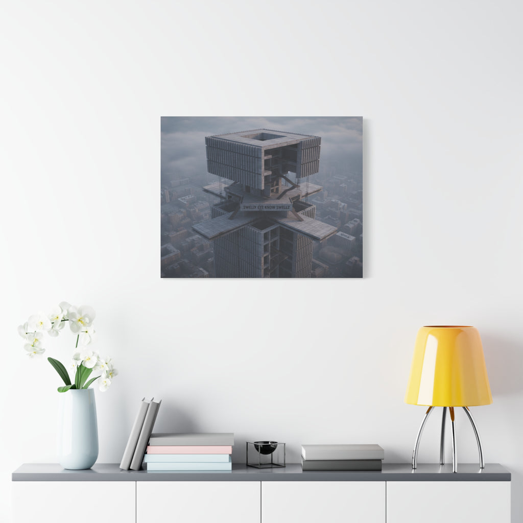 Eye Know Tower Matte Canvas, Stretched, 1.25"