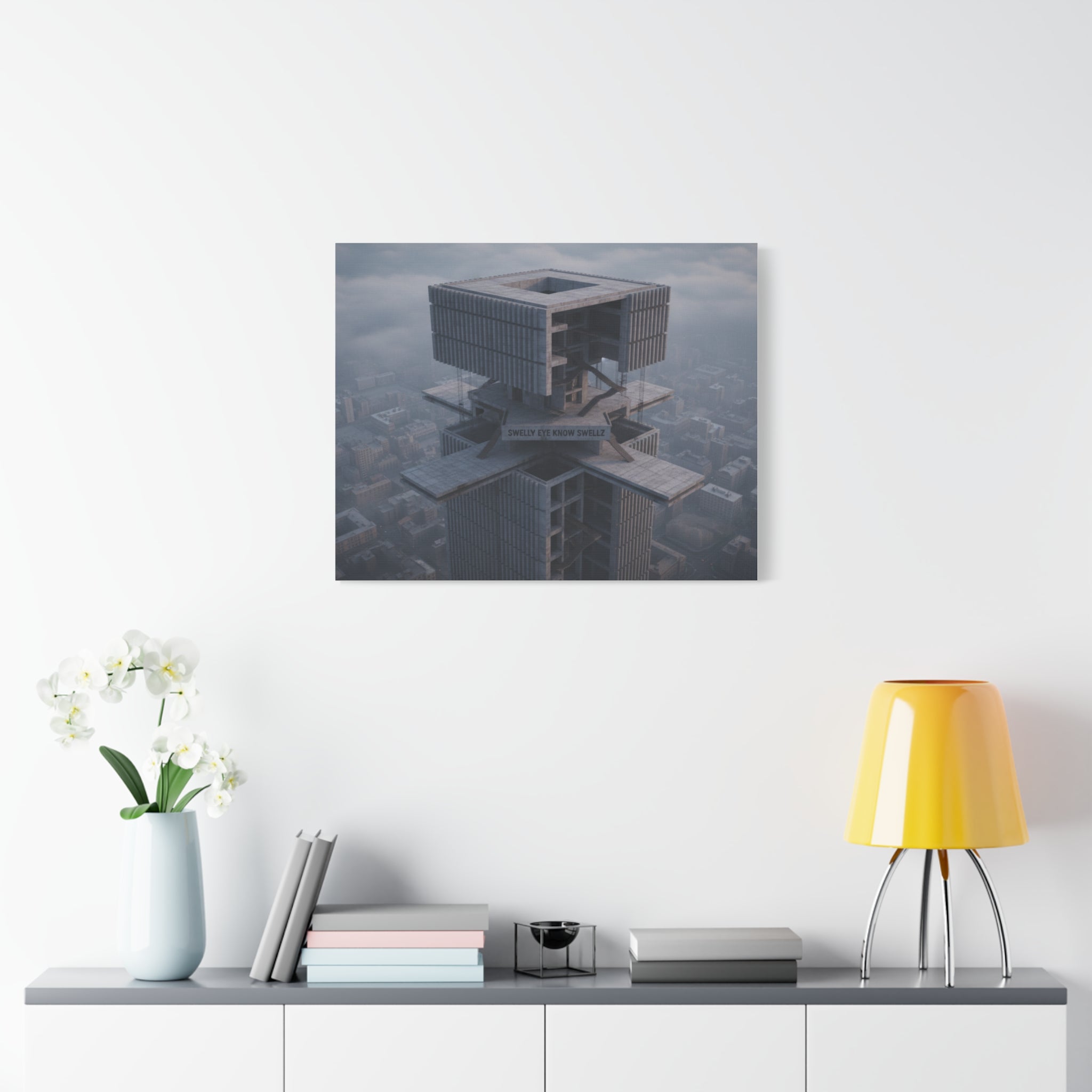 Eye Know Tower Matte Canvas, Stretched, 1.25"
