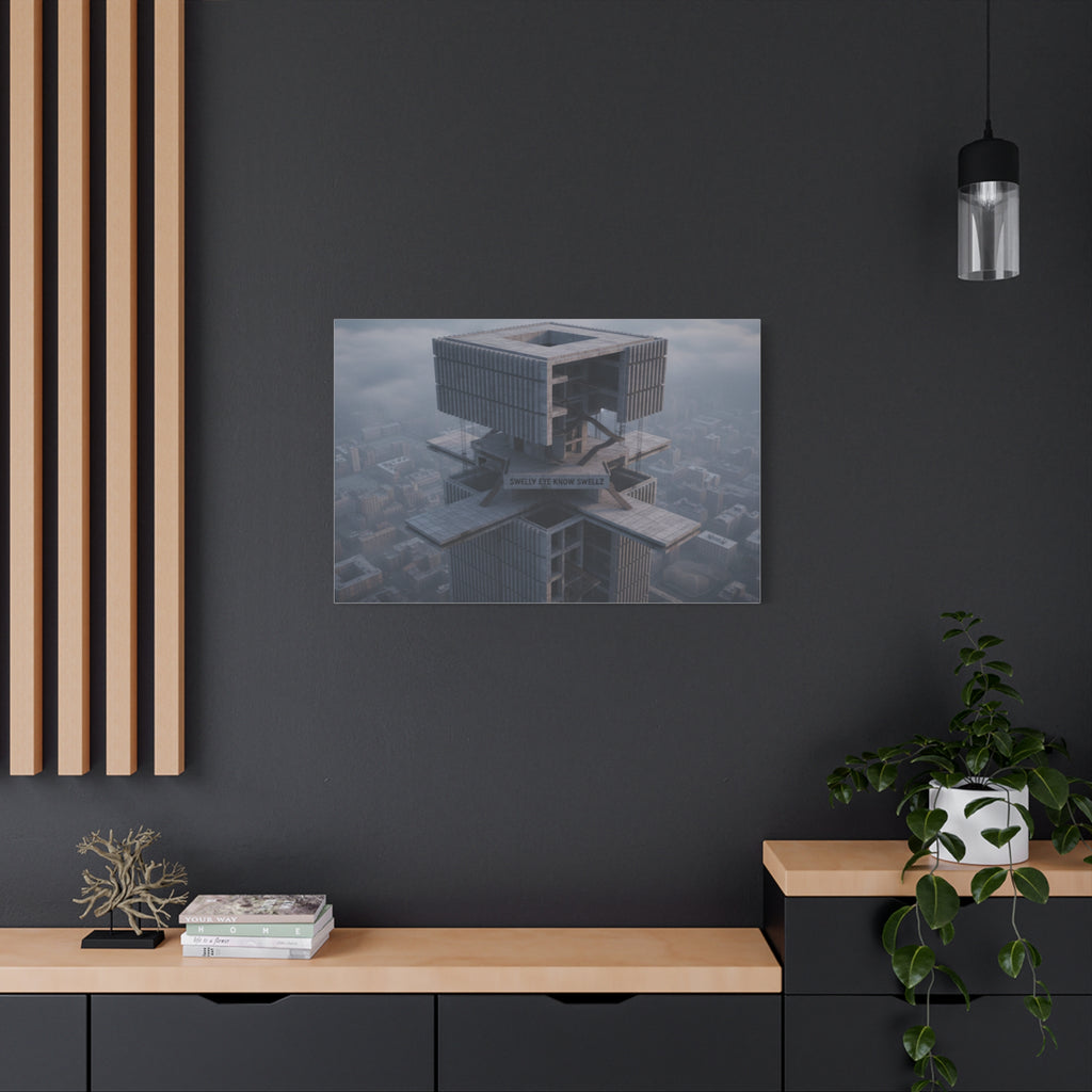 Eye Know Tower Matte Canvas, Stretched, 1.25"