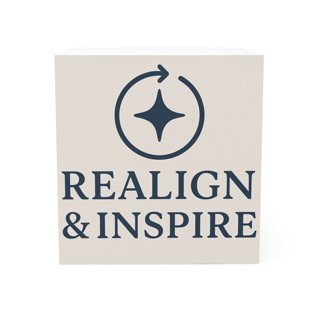 Realign & Inspire Note Cube