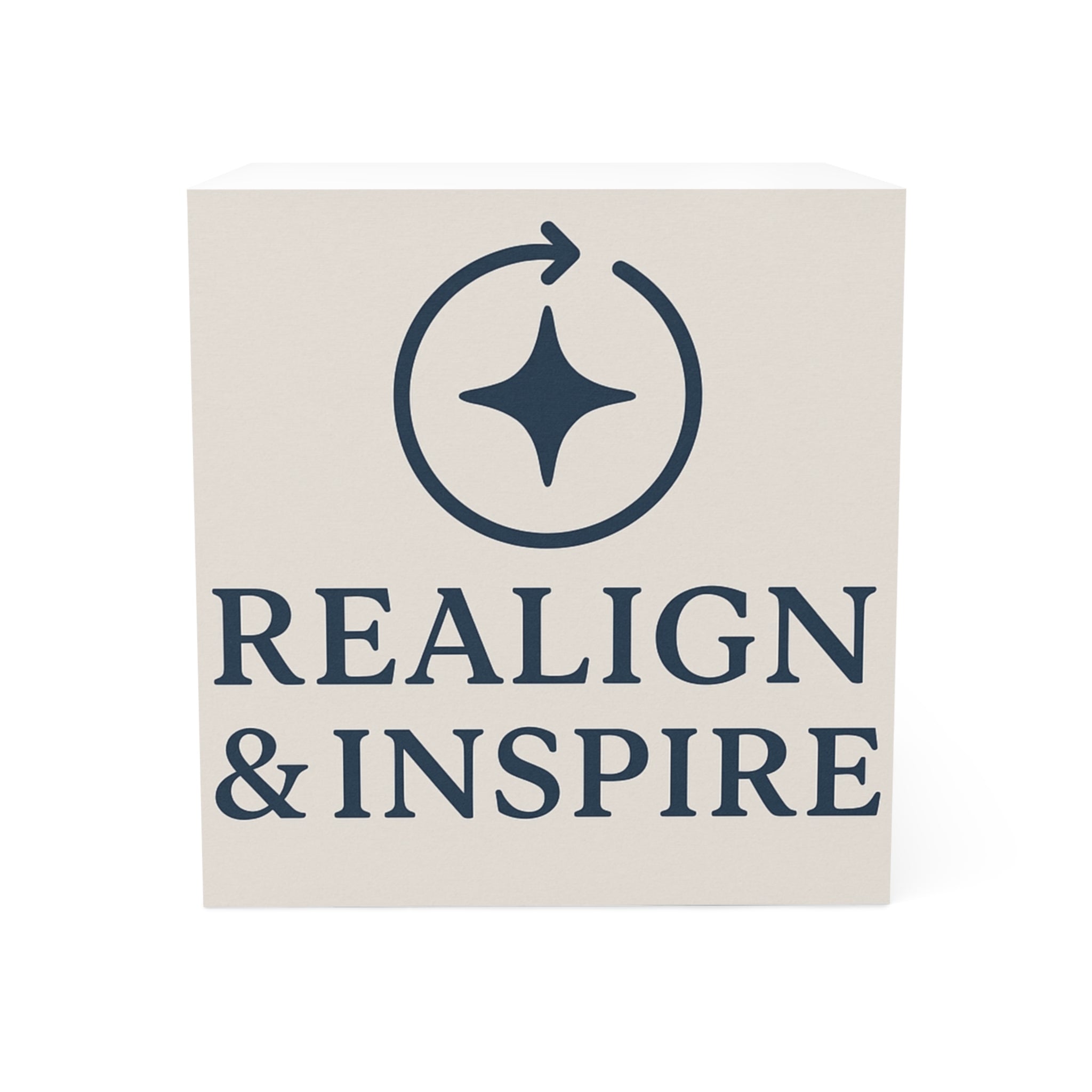 Realign & Inspire Note Cube