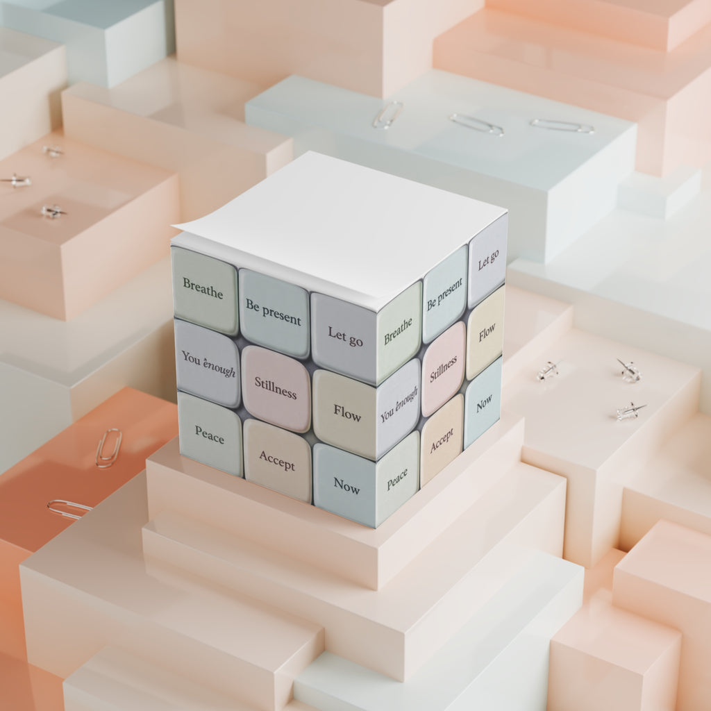 Affirmation Rubix Note Cube