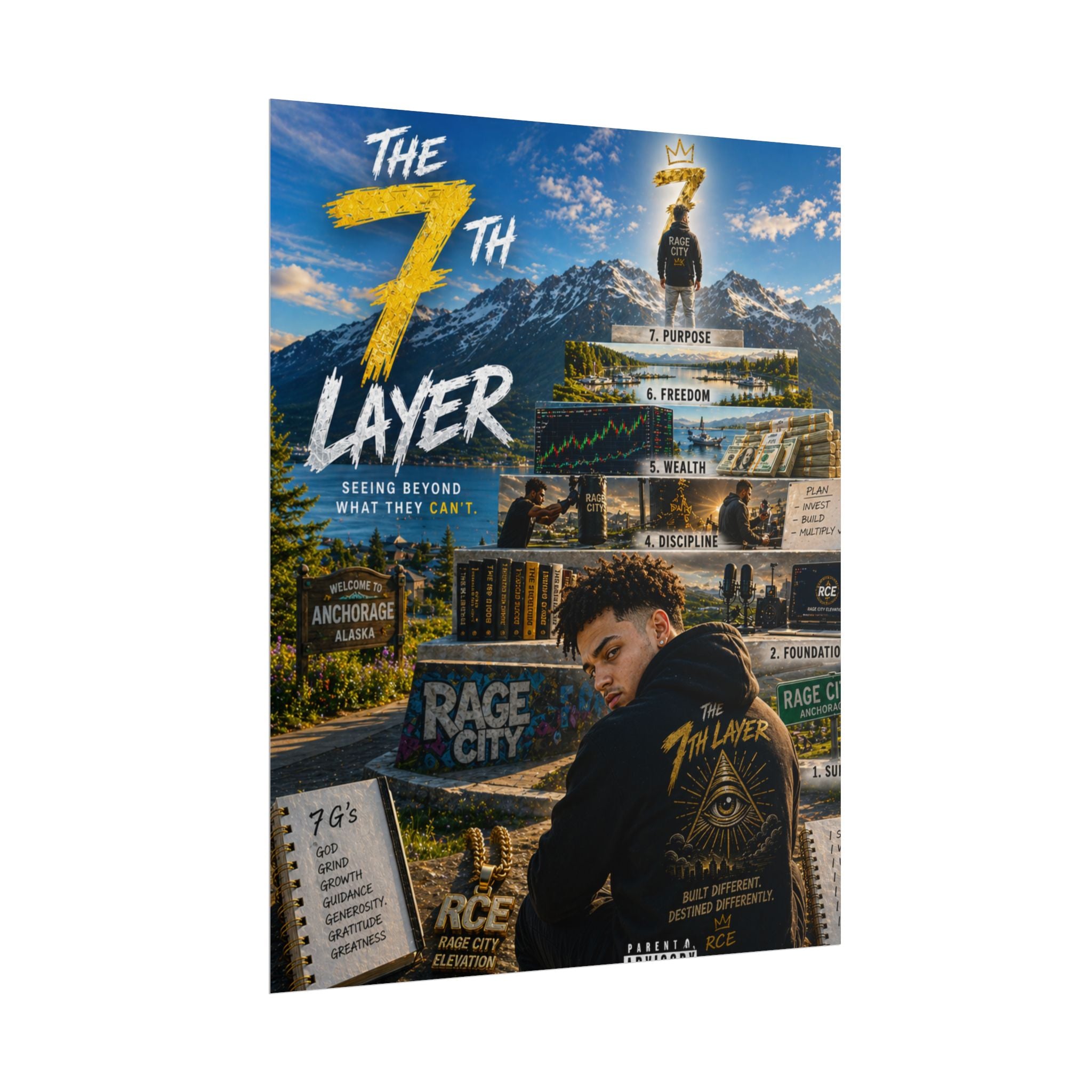 7th Layer x Eye Know Rolled Posters