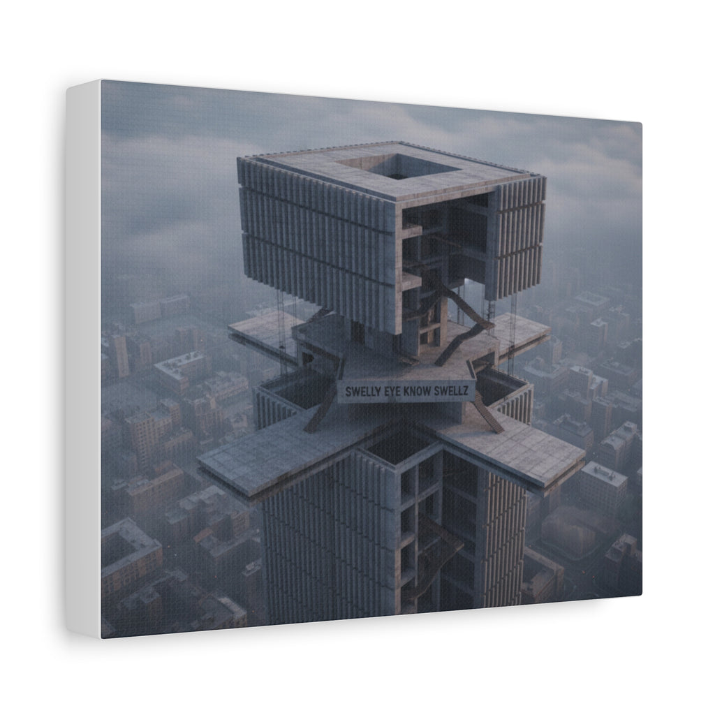 Eye Know Tower Matte Canvas, Stretched, 1.25"