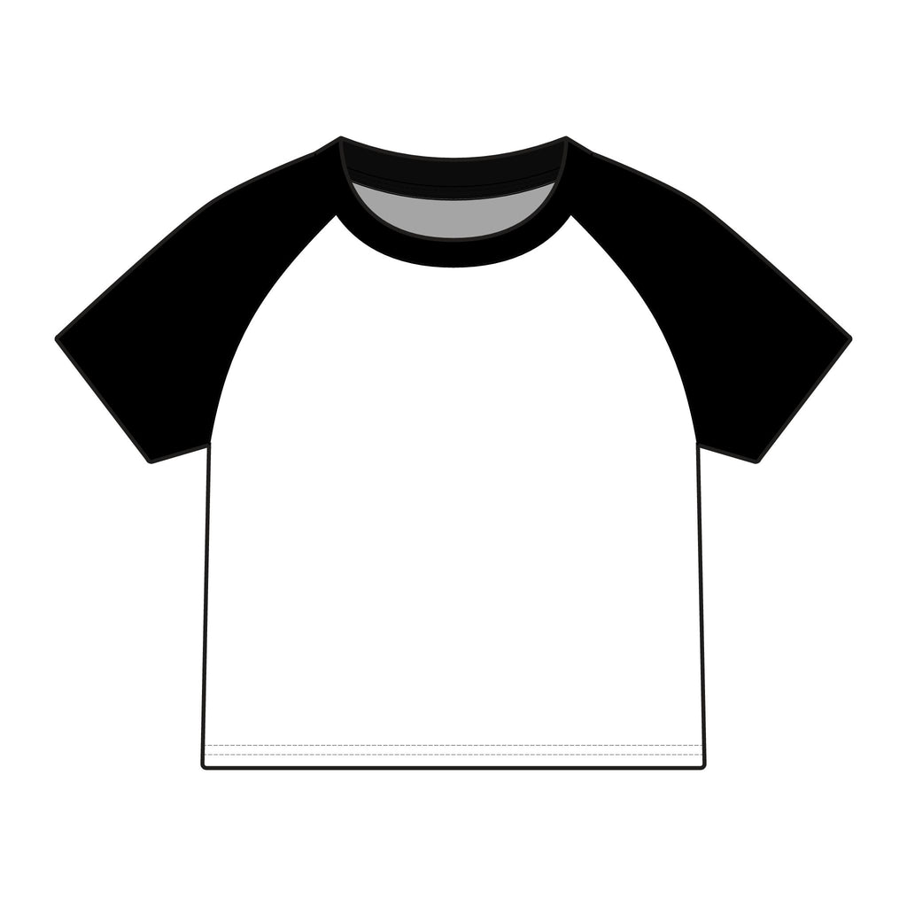 Bigg Momma script logo Raglan Tee | Baby tee