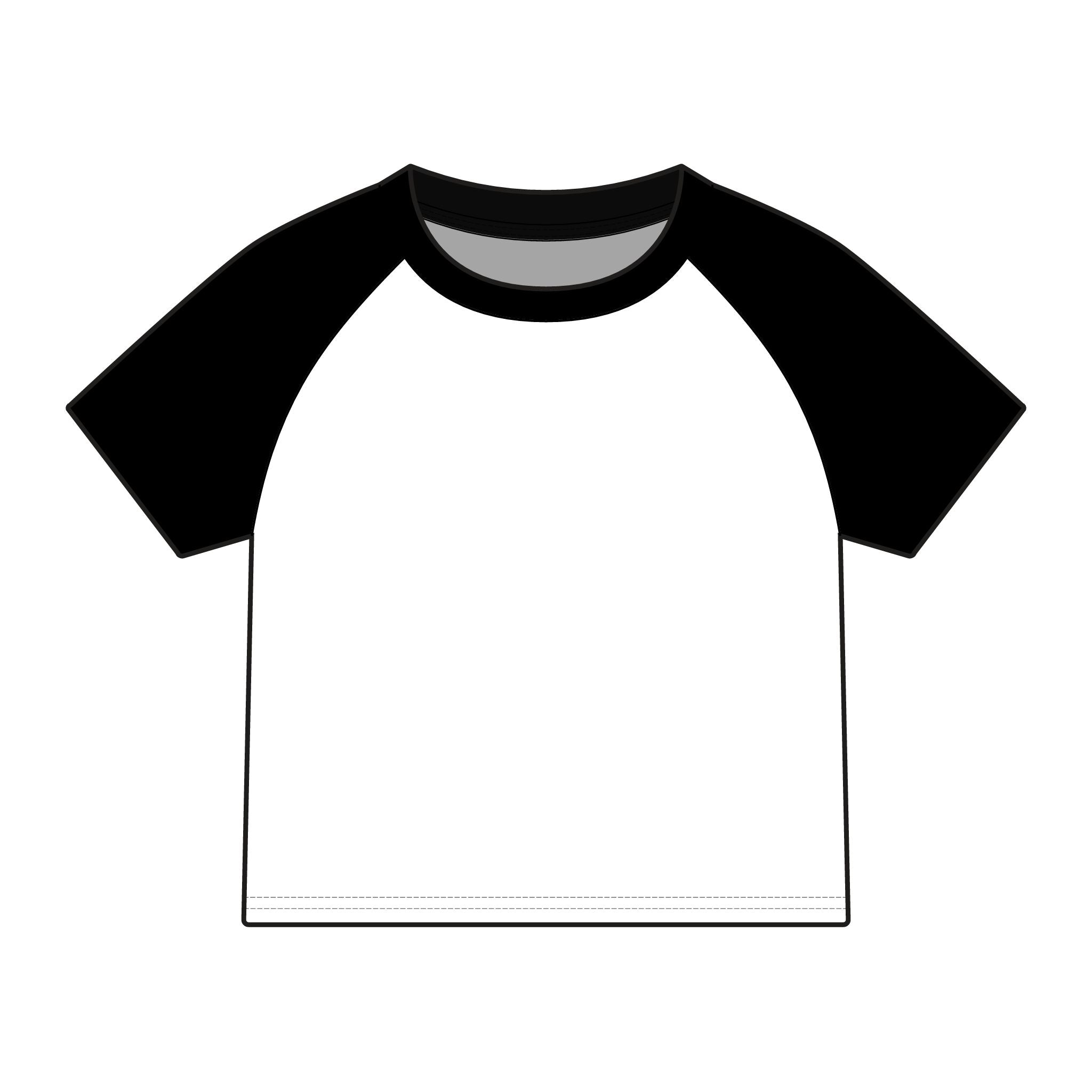 Bigg Momma script logo Raglan Tee | Baby tee