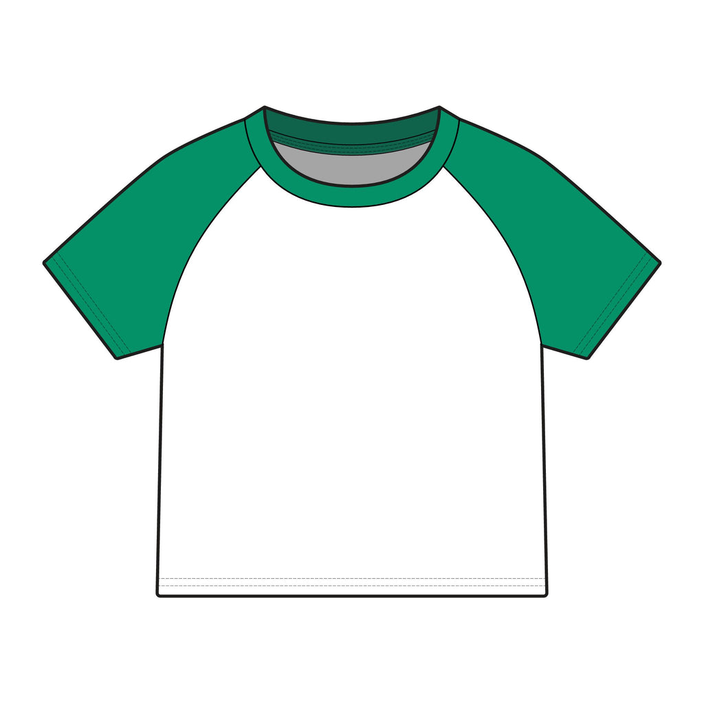 Bigg Momma script logo Raglan Tee | Baby tee
