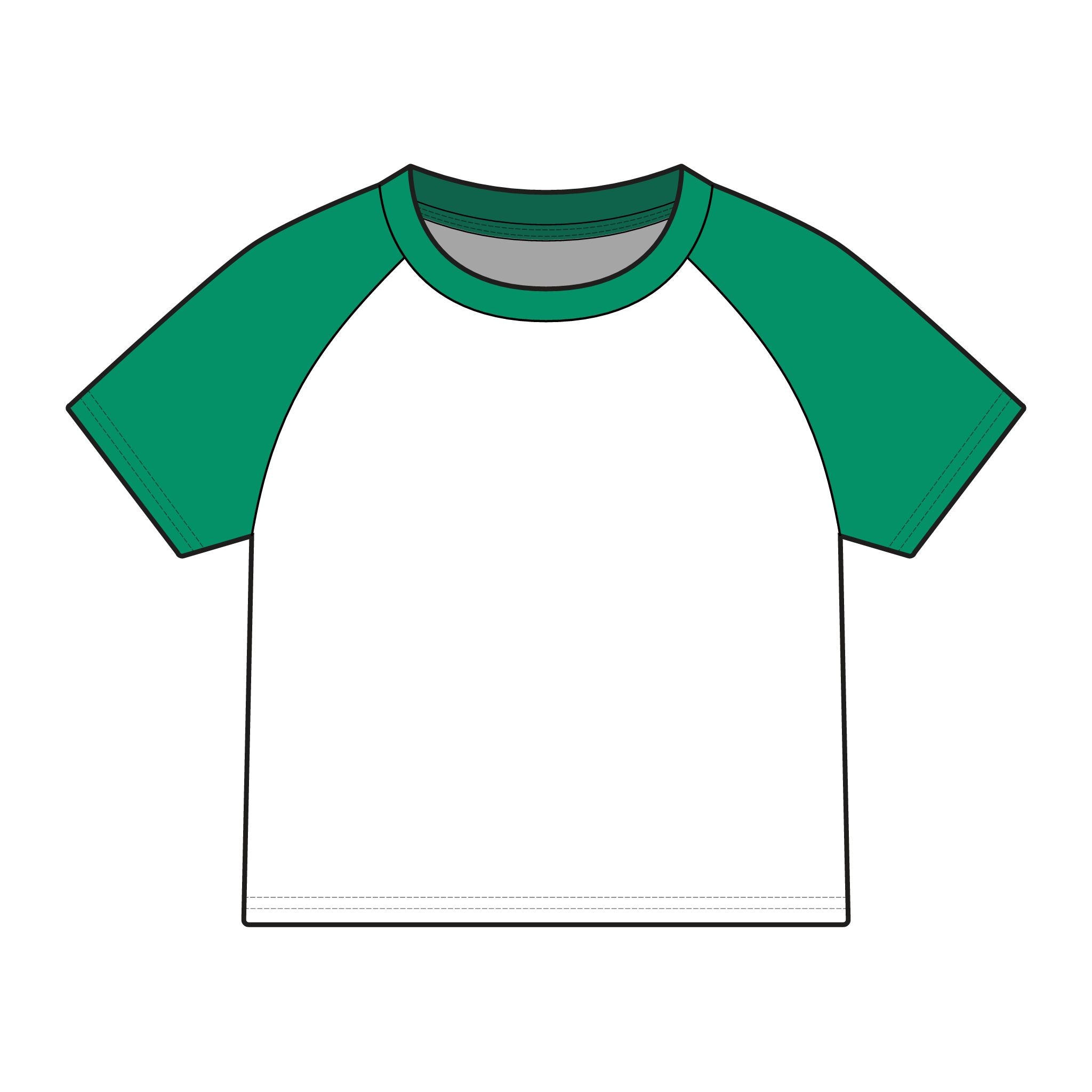Bigg Momma script logo Raglan Tee | Baby tee