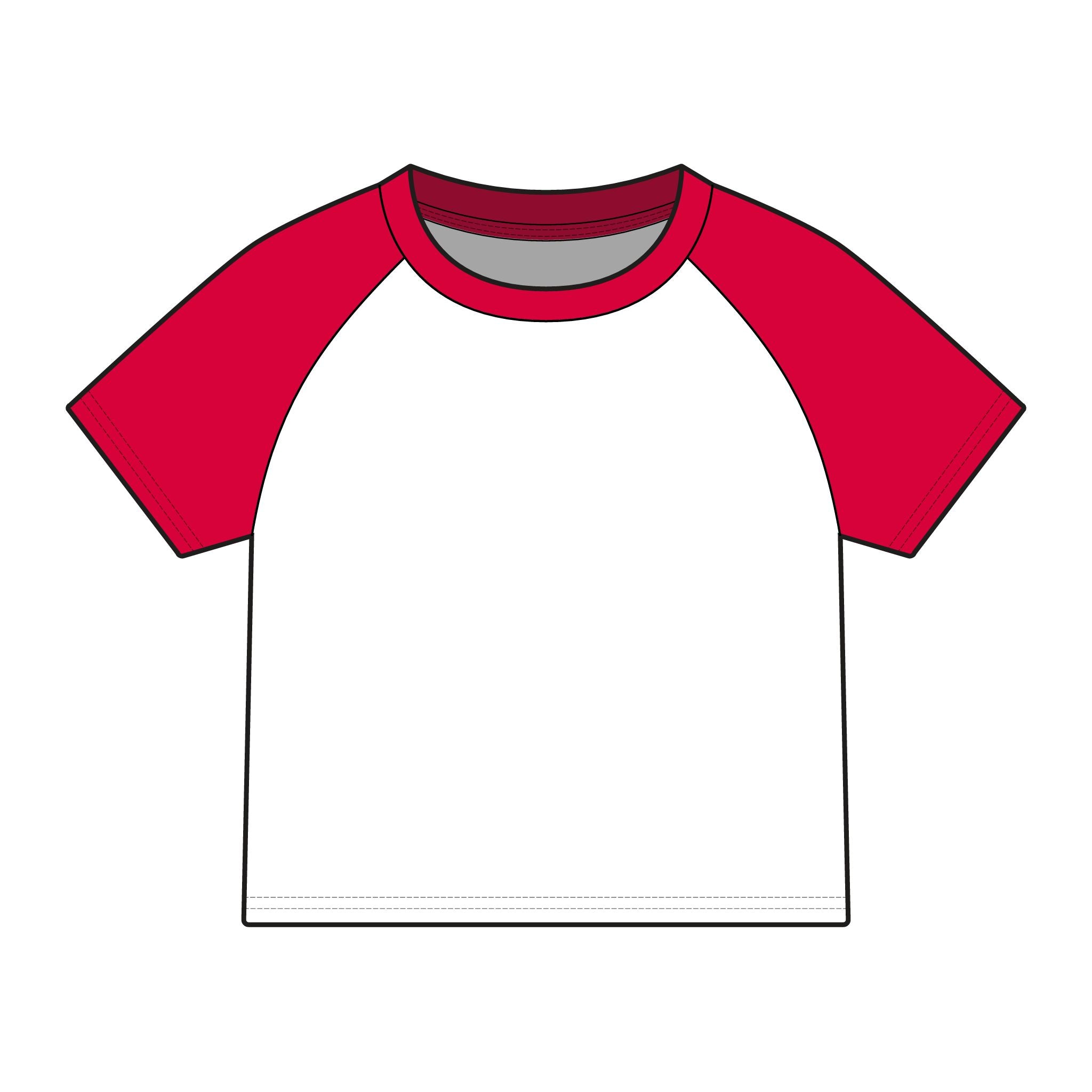 Bigg Momma script logo Raglan Tee | Baby tee