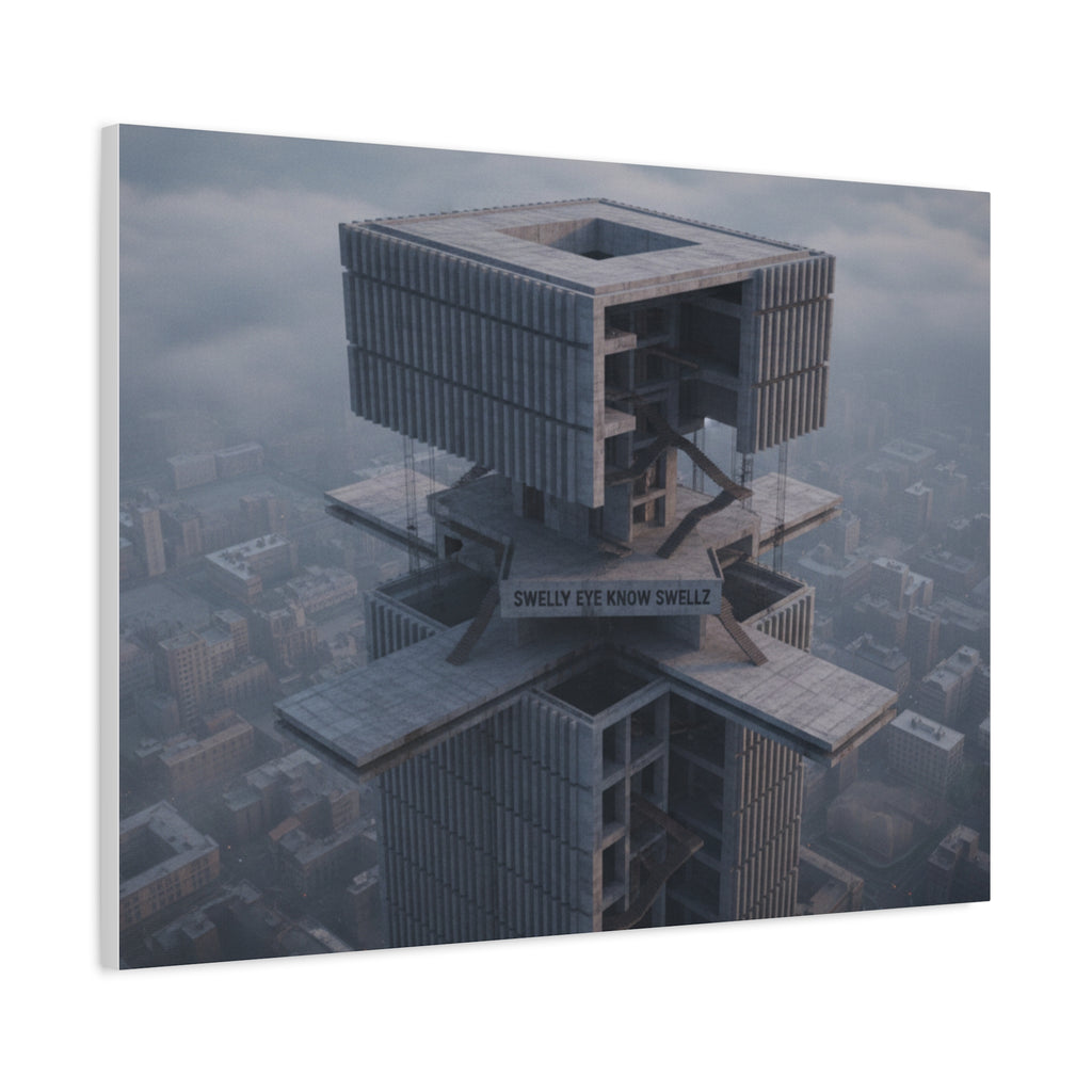 Eye Know Tower Matte Canvas, Stretched, 1.25"