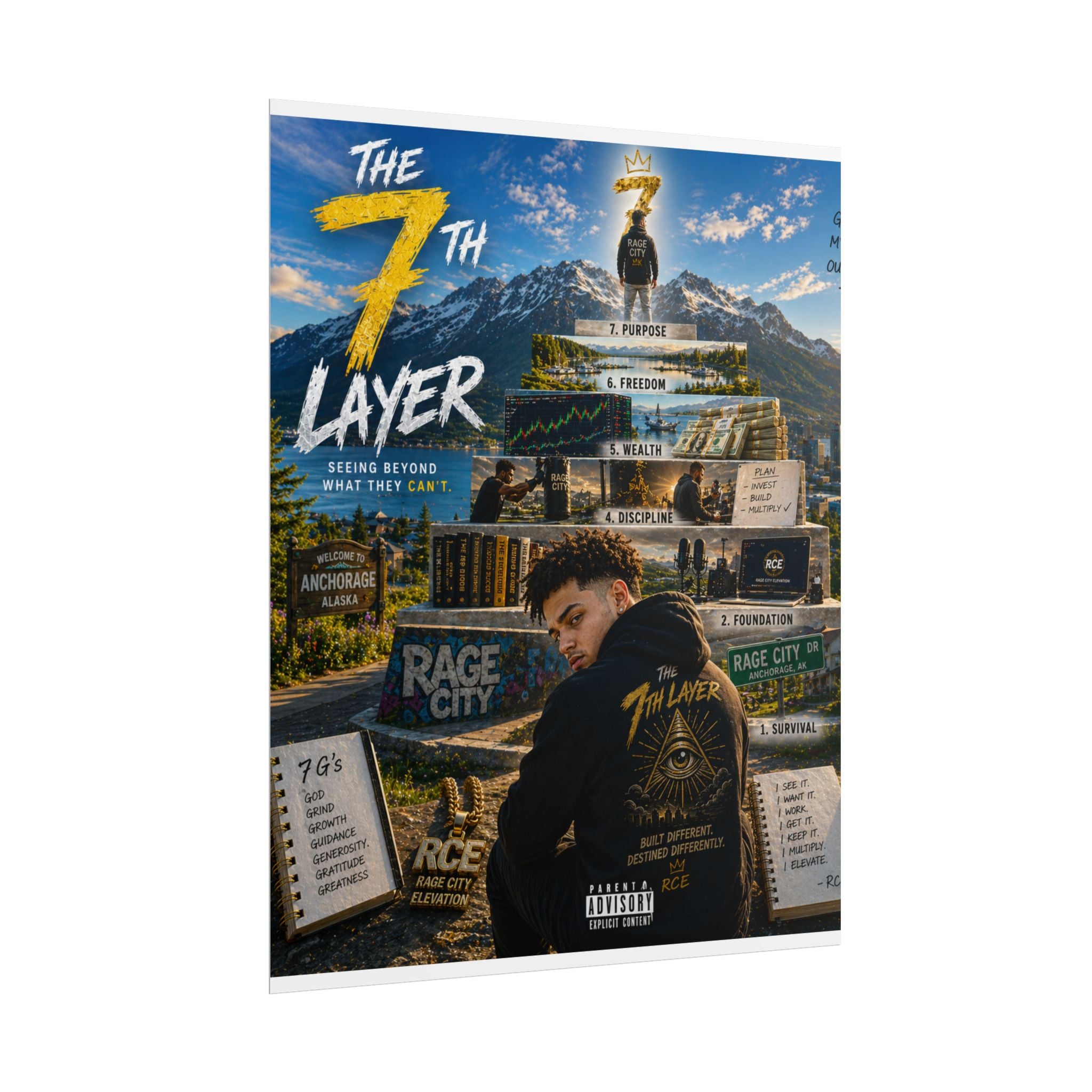 7th Layer x Eye Know Rolled Posters