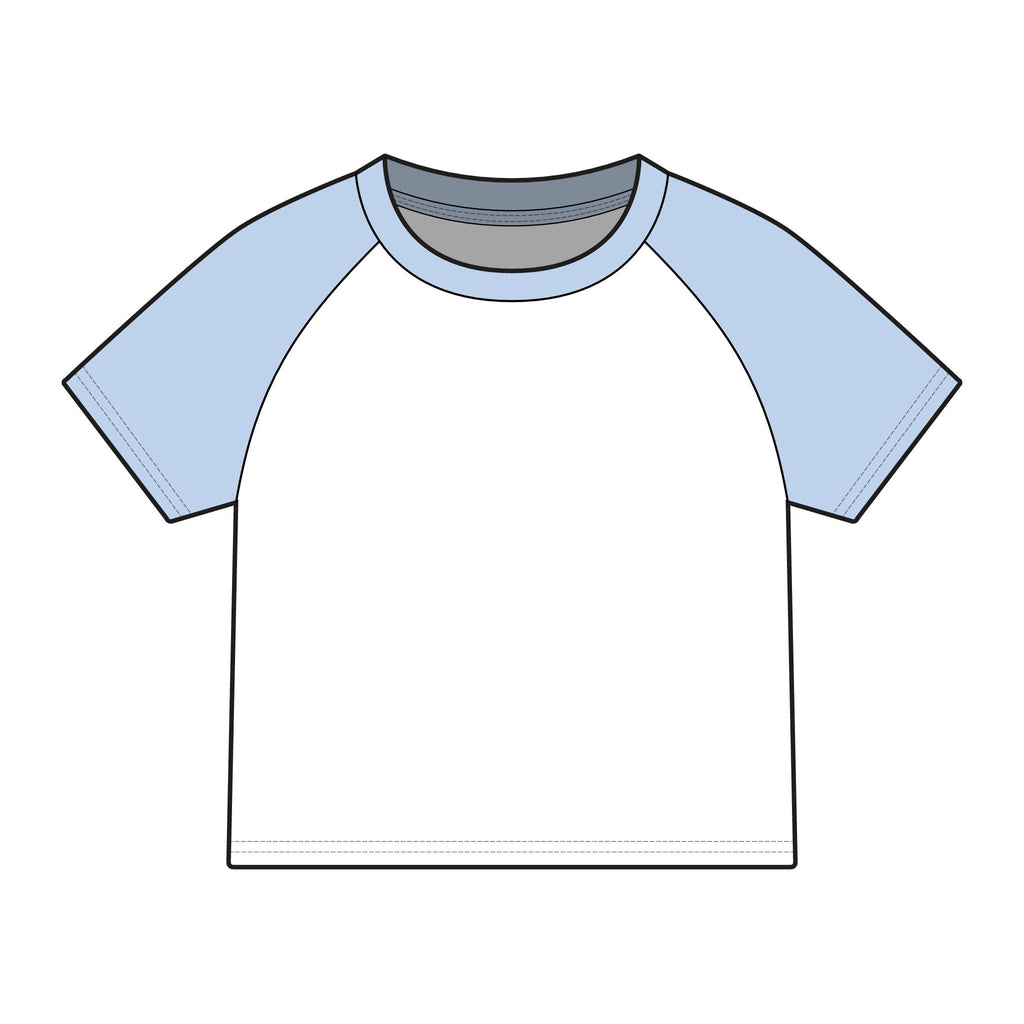 Bigg Momma script logo Raglan Tee | Baby tee