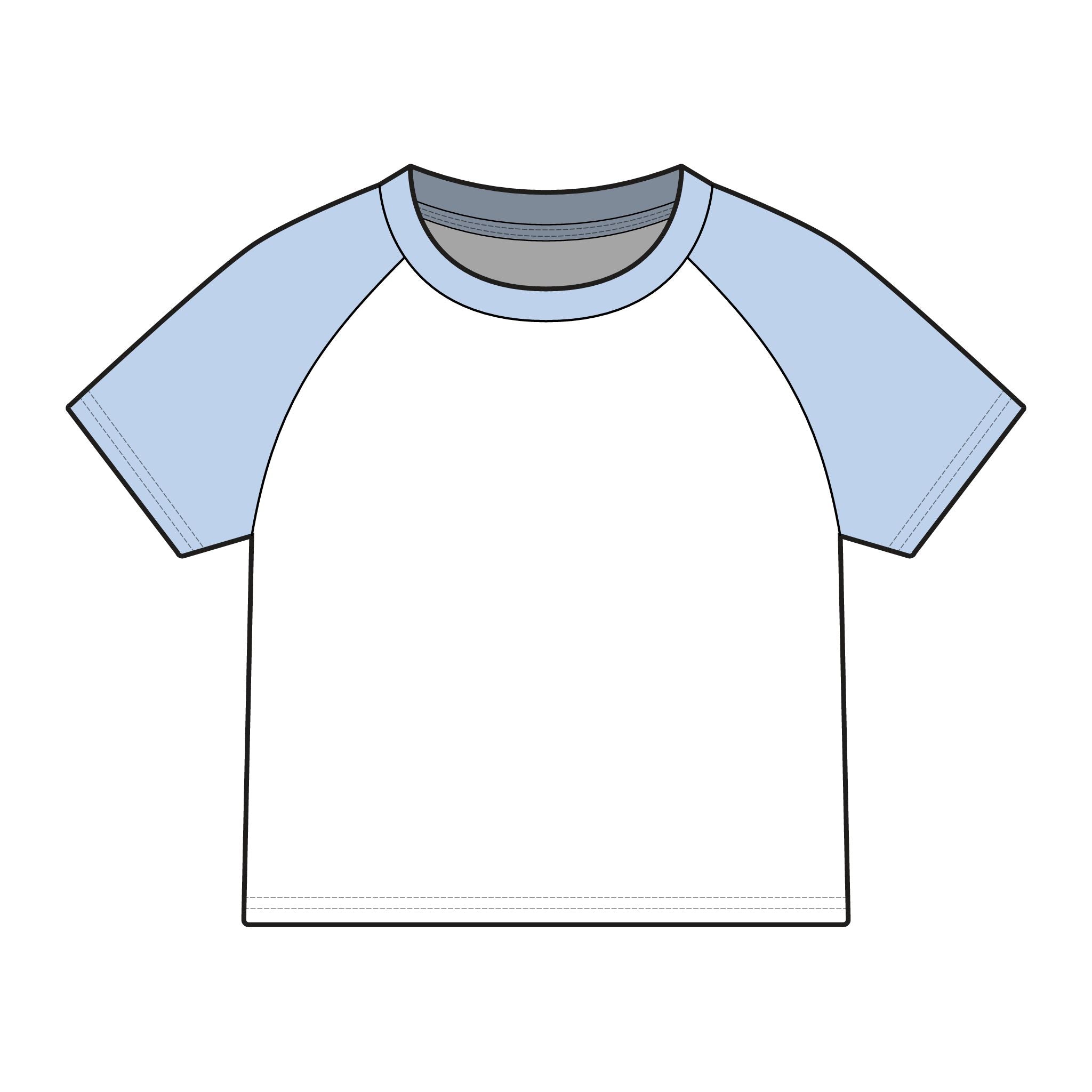 Bigg Momma script logo Raglan Tee | Baby tee