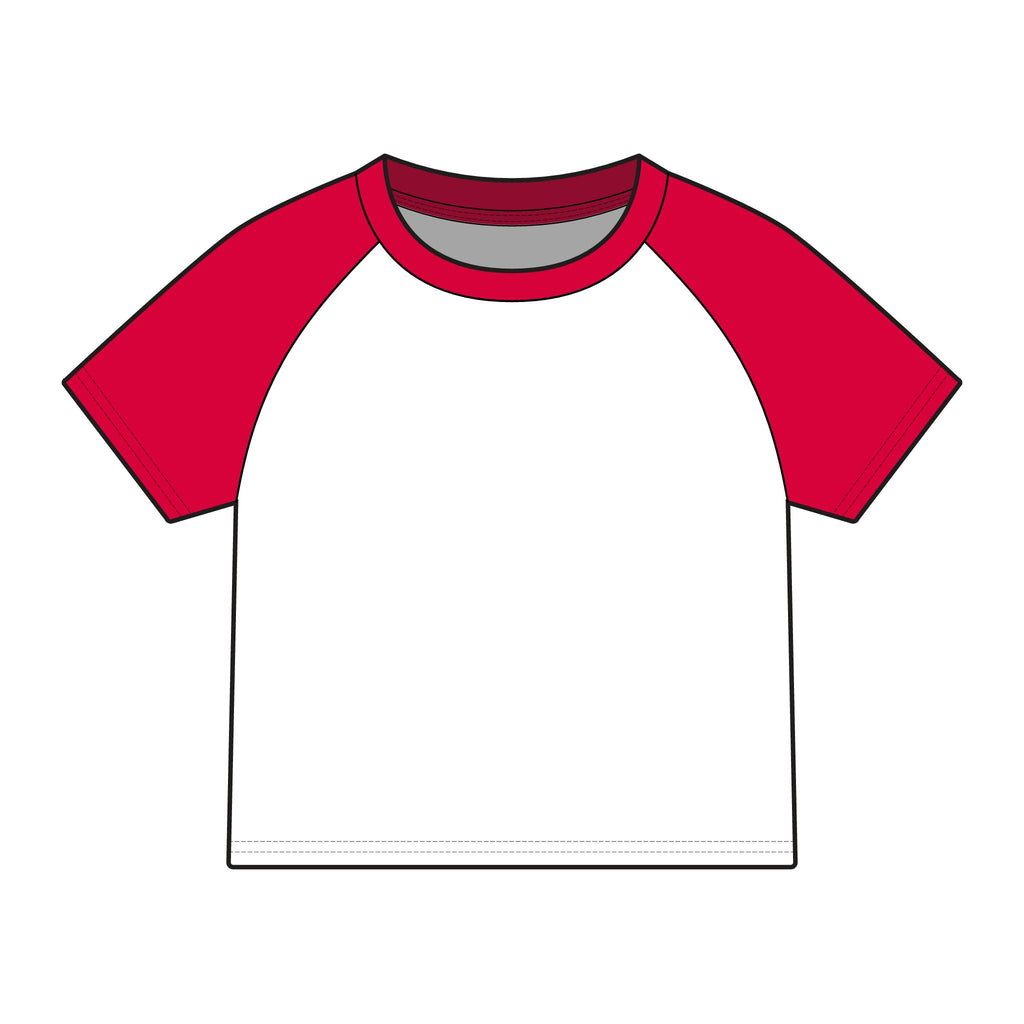 Bigg Momma script logo Raglan Tee | Baby tee