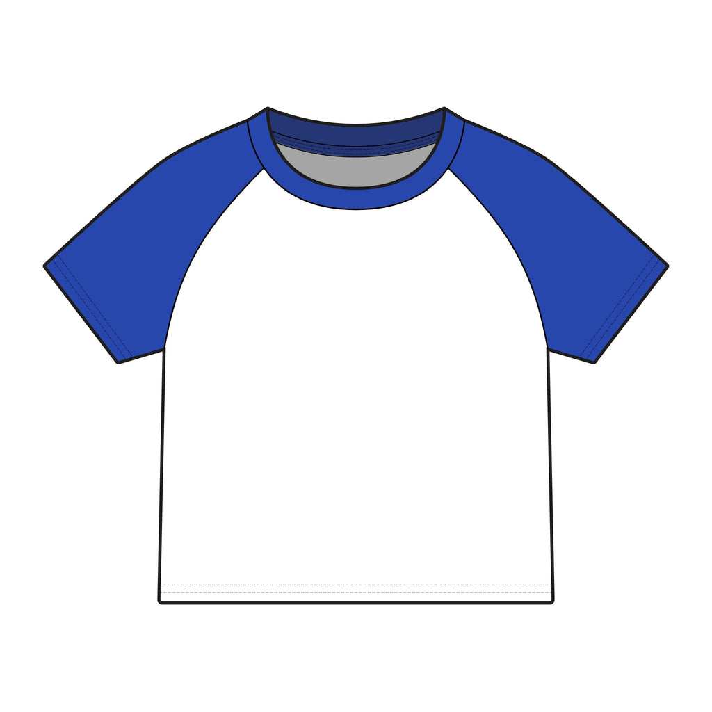 Bigg Momma script logo Raglan Tee | Baby tee